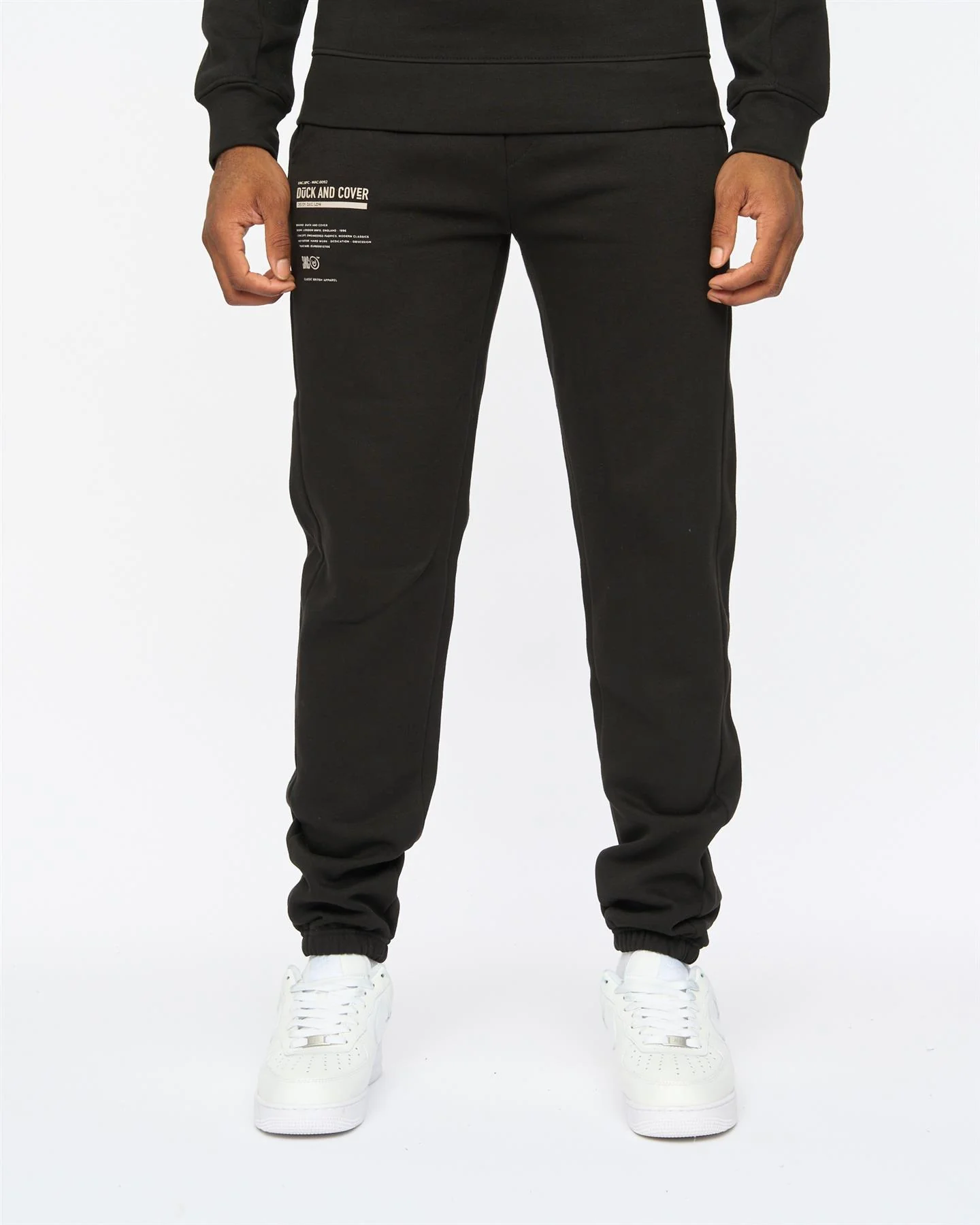 Applewood Crew & Joggers Set Black - Image 4