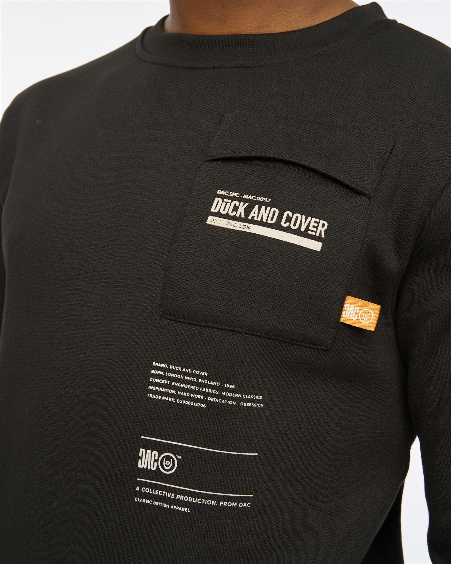 Applewood Crew & Joggers Set Black - Image 5