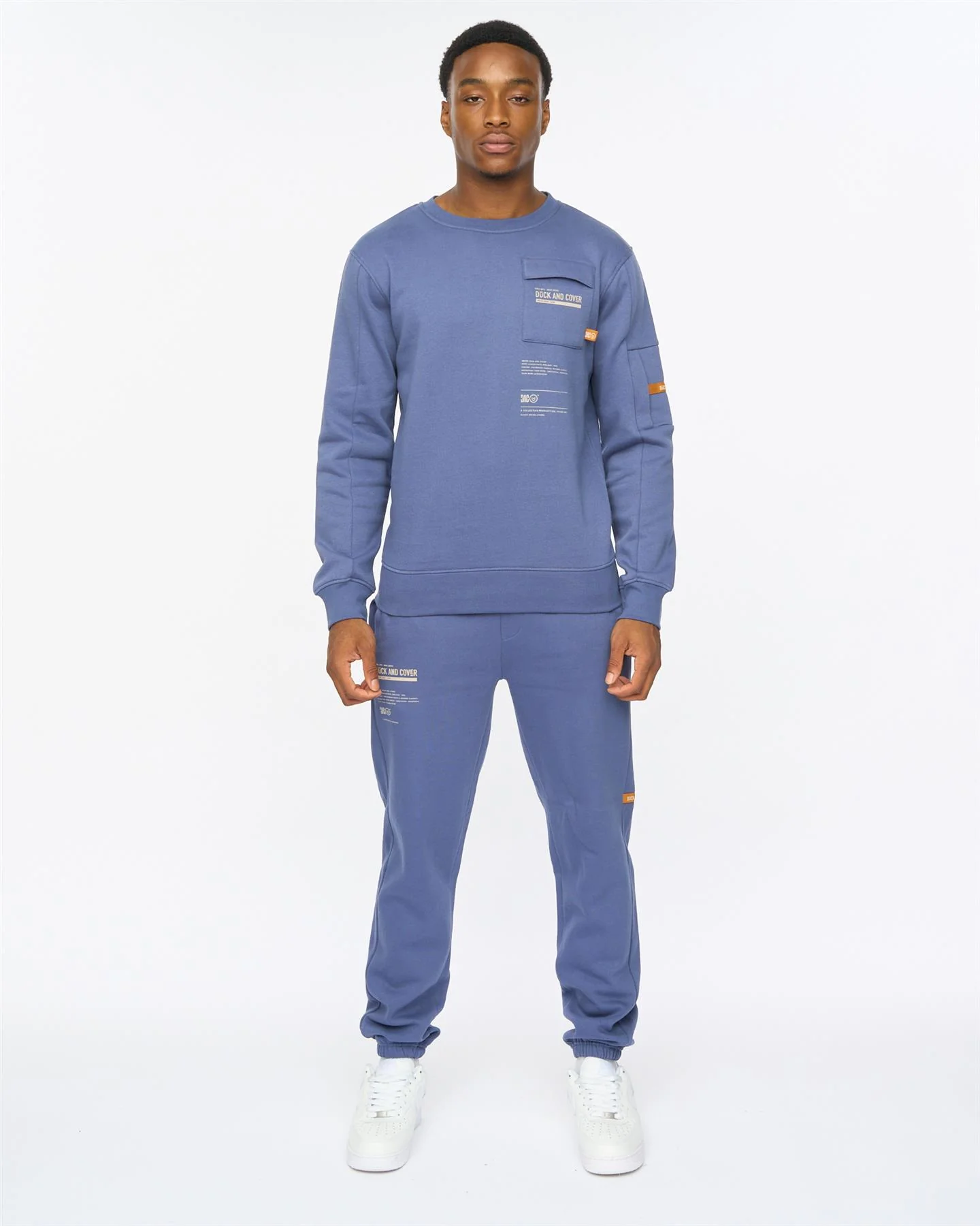 Applewood Crew Sweat Denim Blue - Image 4