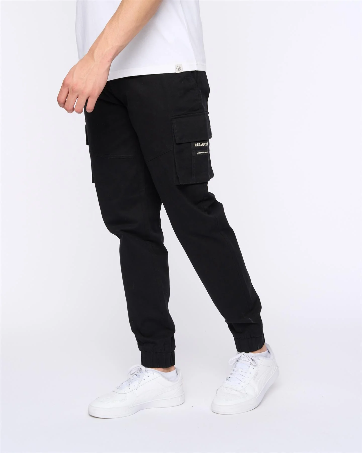 Chemmer Woven Jog Pants Black - Image 3