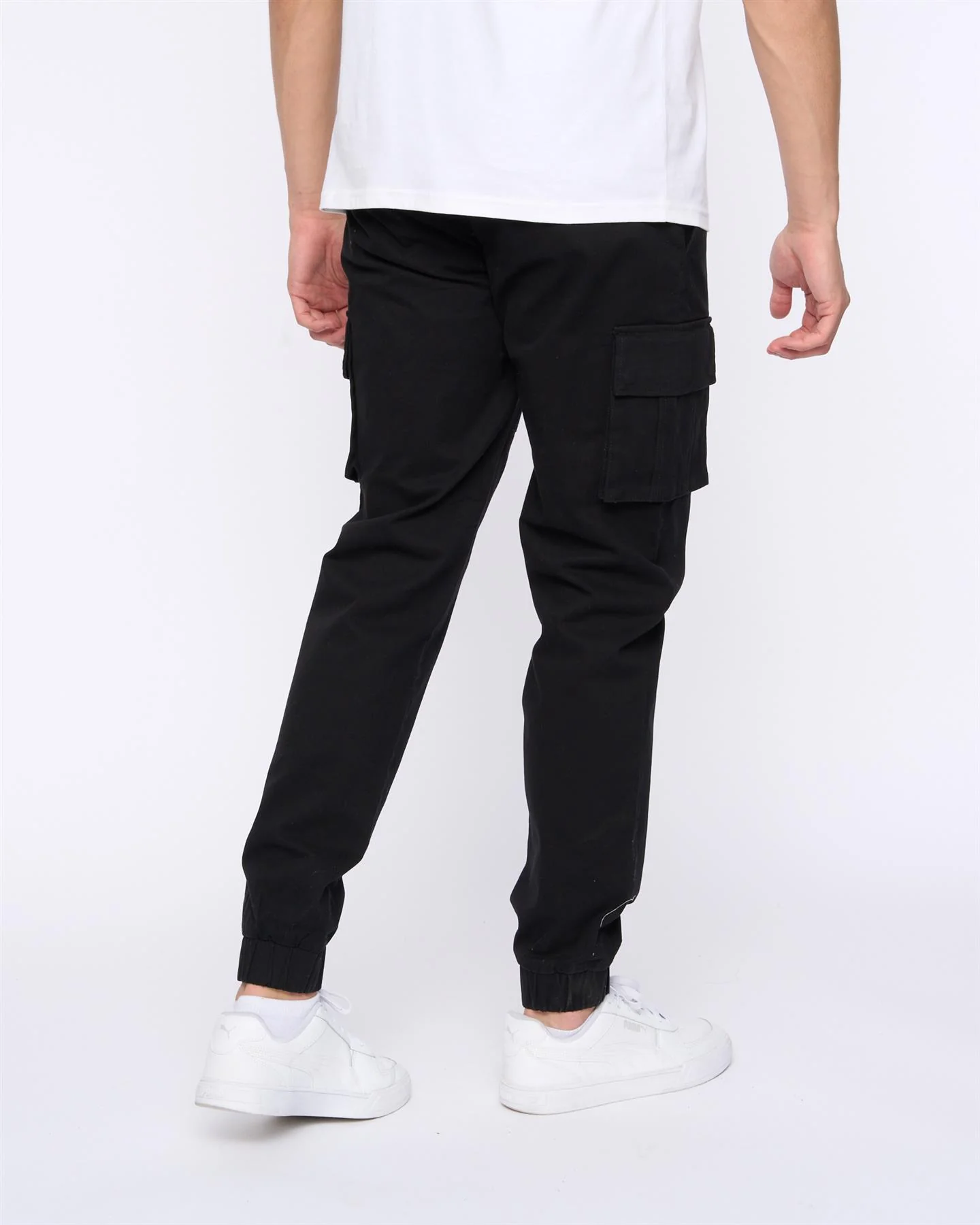 Chemmer Woven Jog Pants Black - Image 4