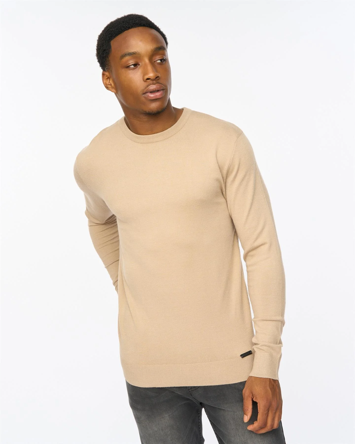 Consenza Crew Knit Stone - Image 4