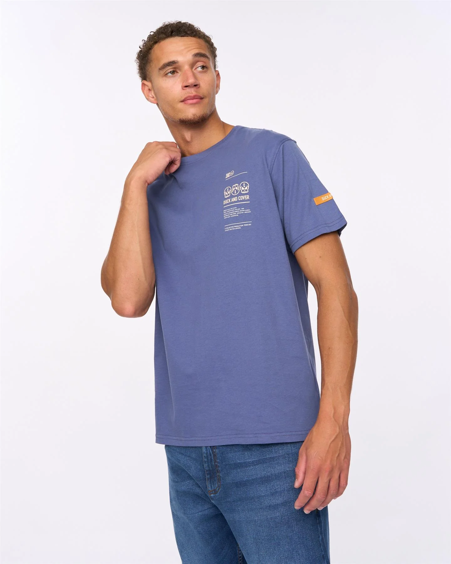 Cramptone T-Shirt Denim Blue - Image 2