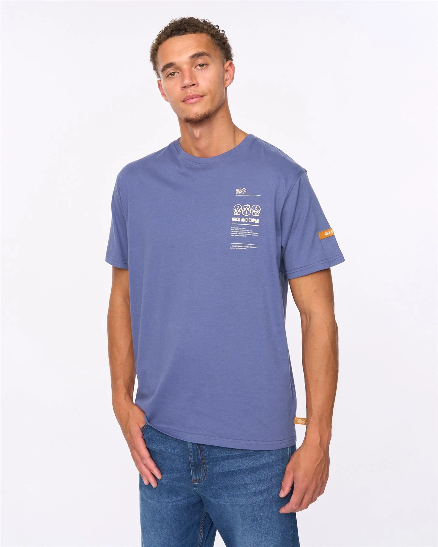 Cramptone T-Shirt Denim Blue - Image 4