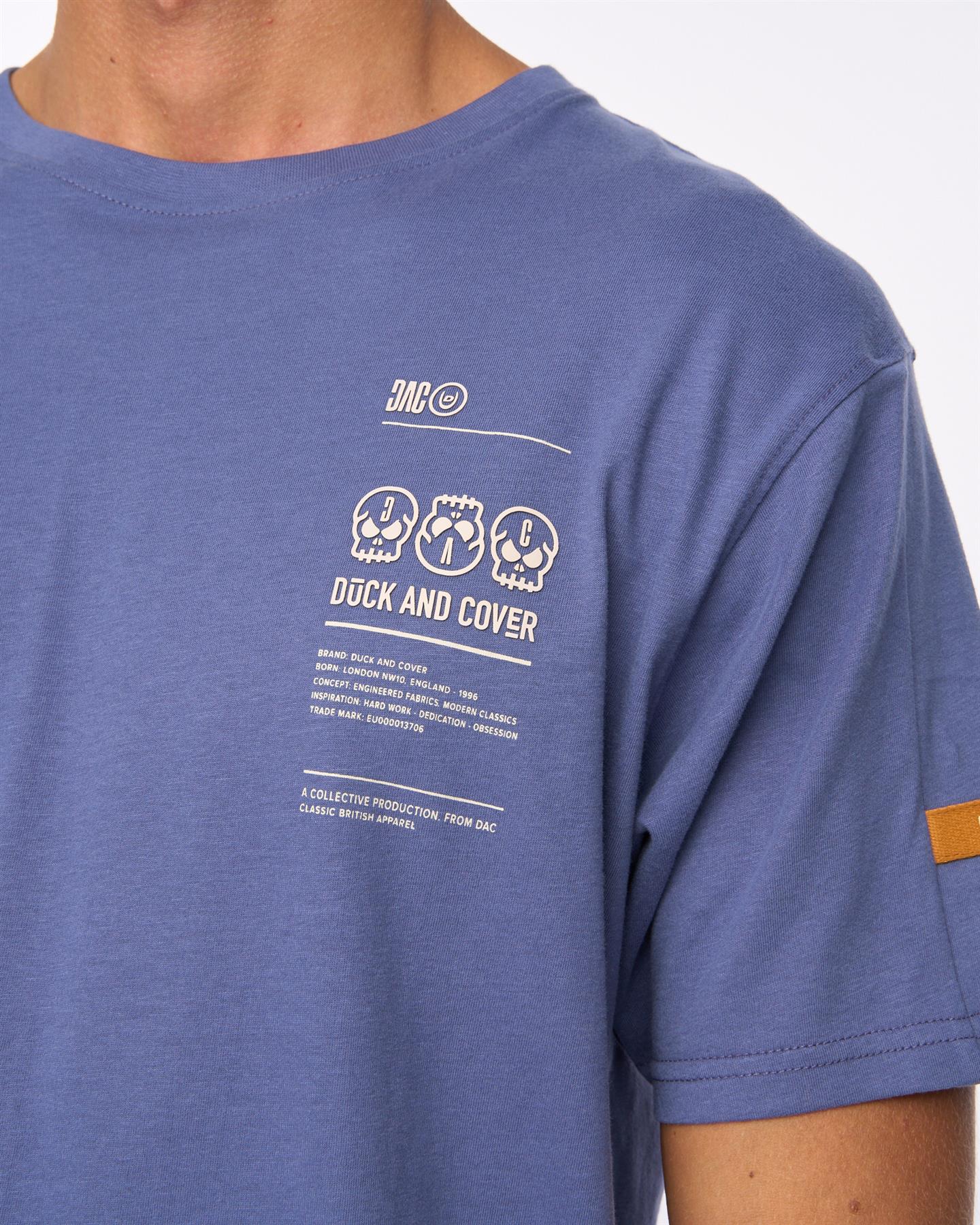 Cramptone T-Shirt Denim Blue - Image 6