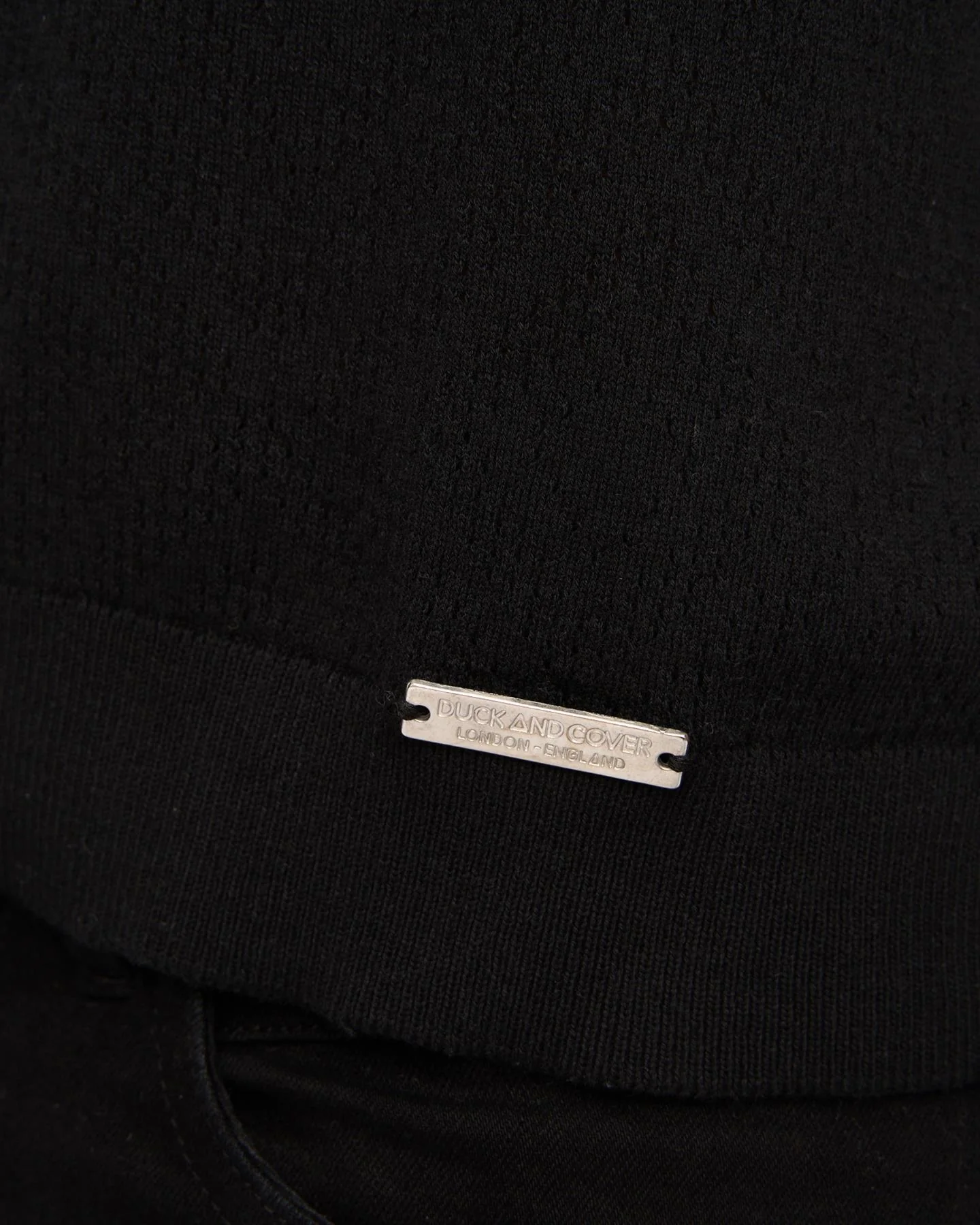 Dedham Knit Polo Black - Image 8