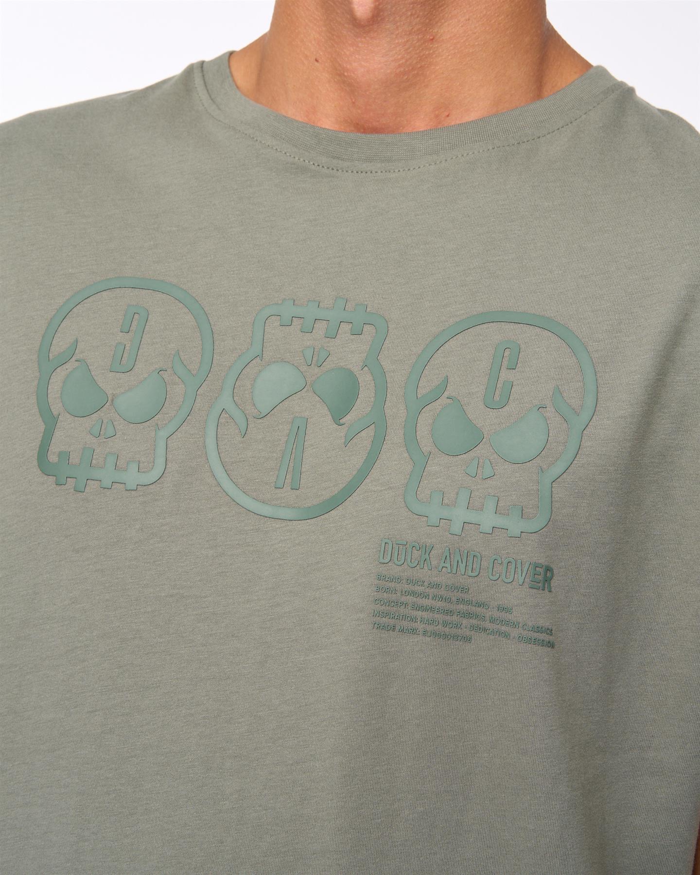 Deltamans T-Shirt Dark Olive - Image 6