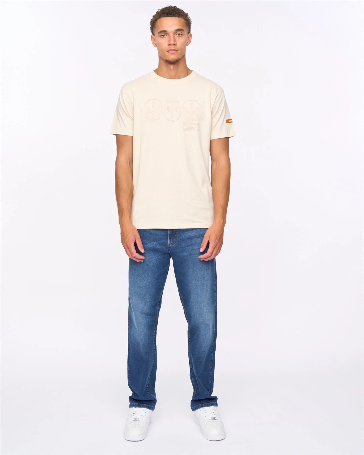 Deltamans T-Shirt Light Stone - Image 3