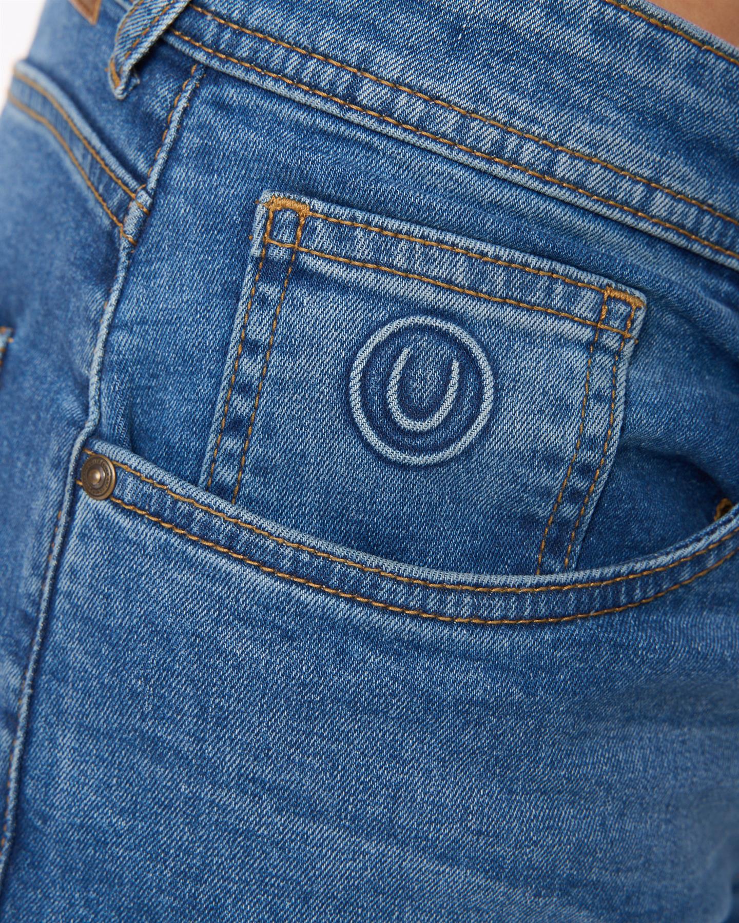 Doves Slim Fit Jeans Mid Wash - Image 7