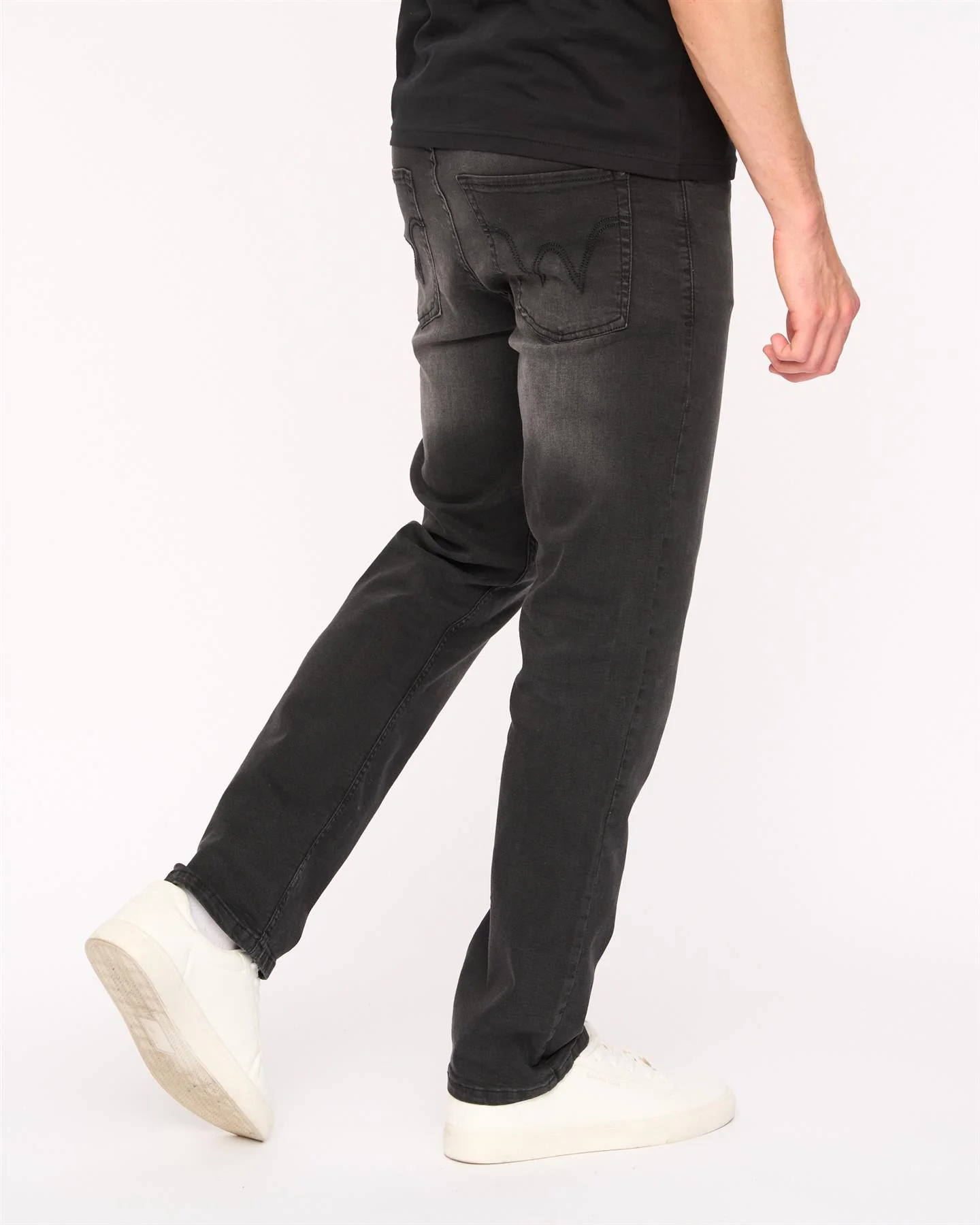 Elix Straight Leg Jeans Black - Image 4