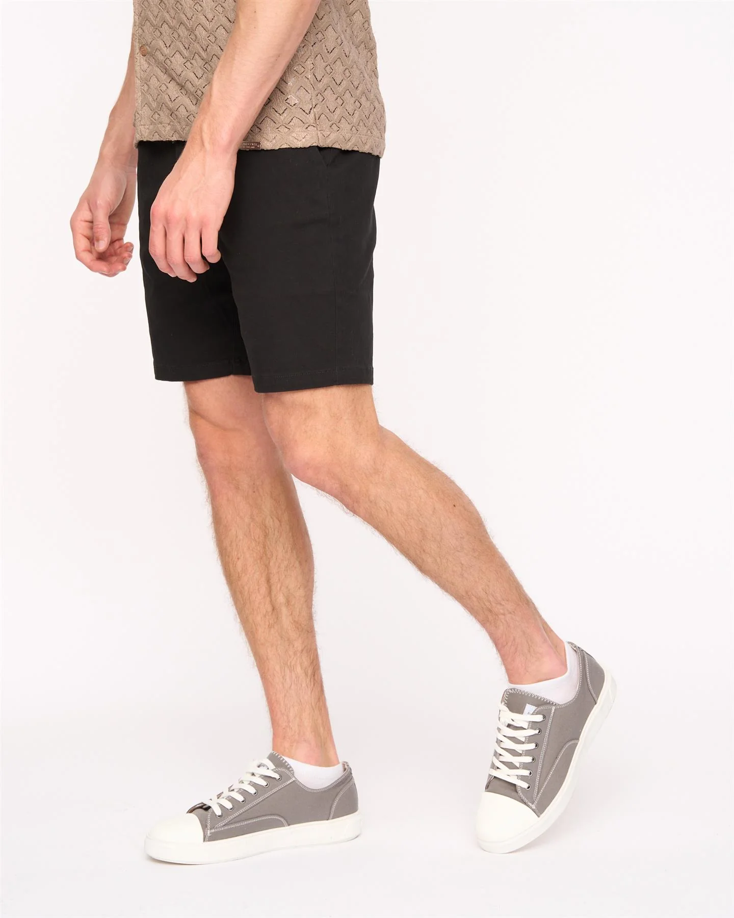 Everett Chino Shorts Black - Image 4