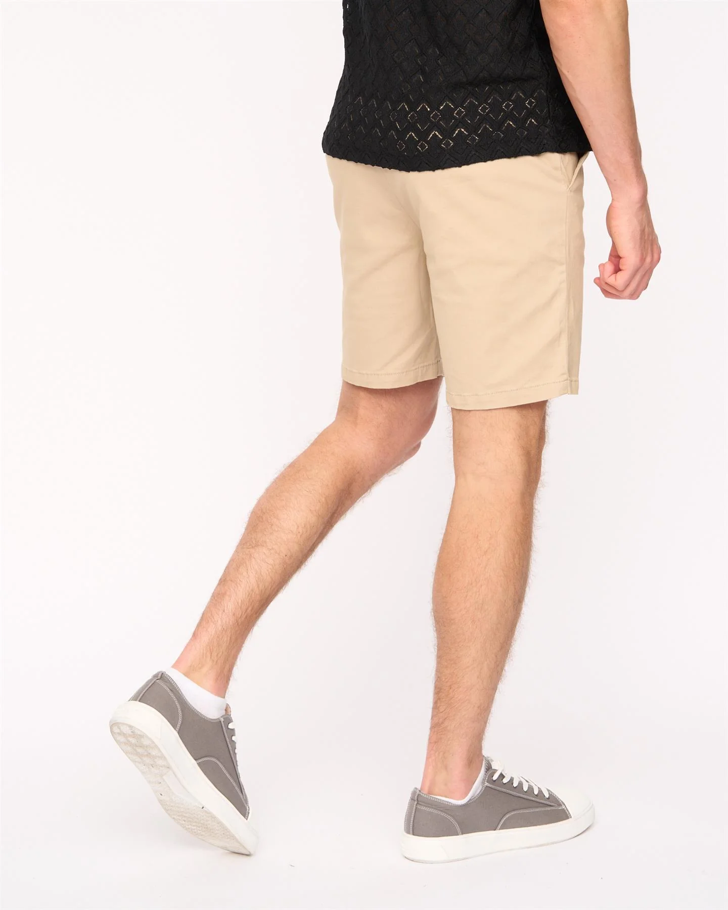 Everett Chino Shorts Stone - Image 2