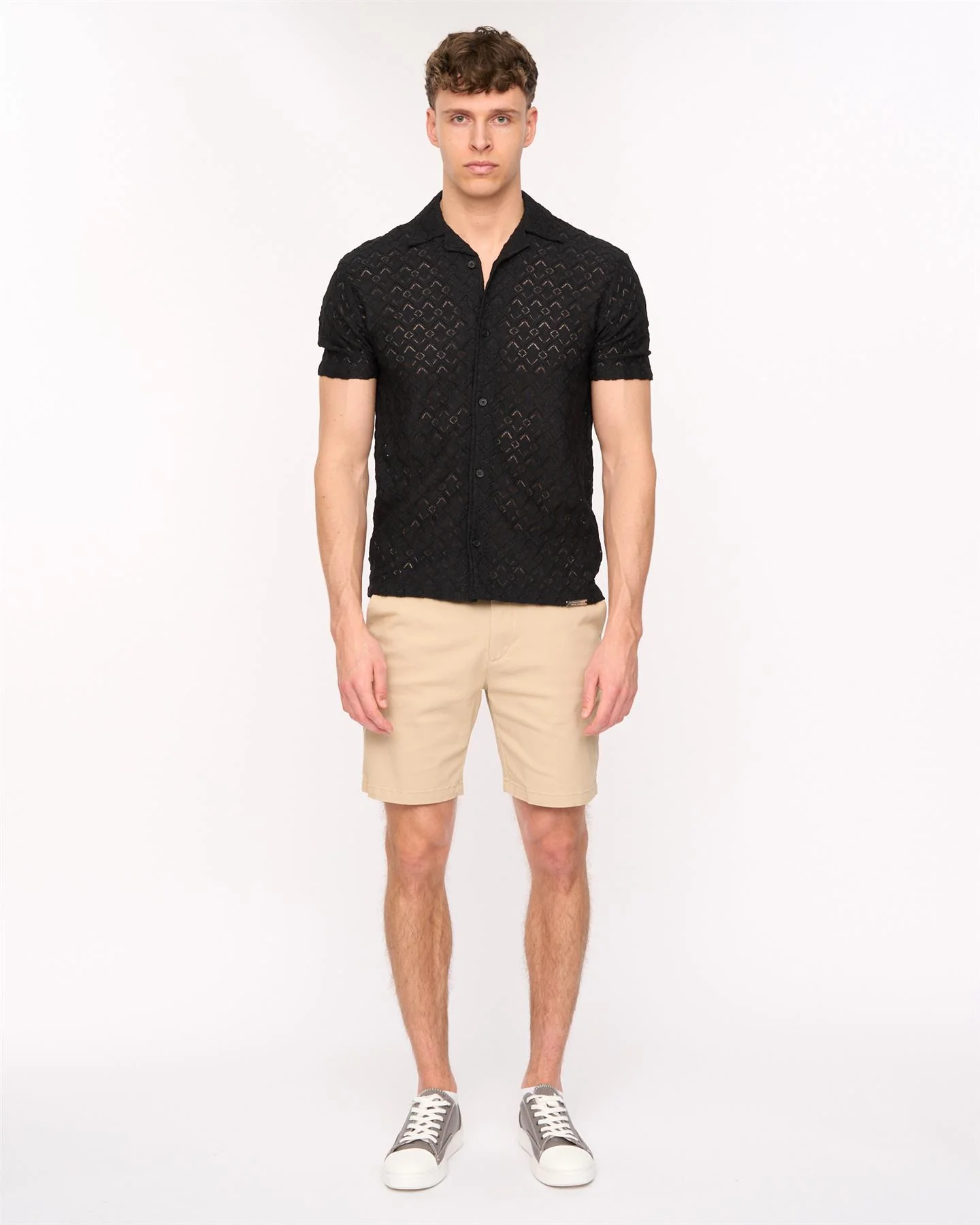 Everett Chino Shorts Stone - Image 3