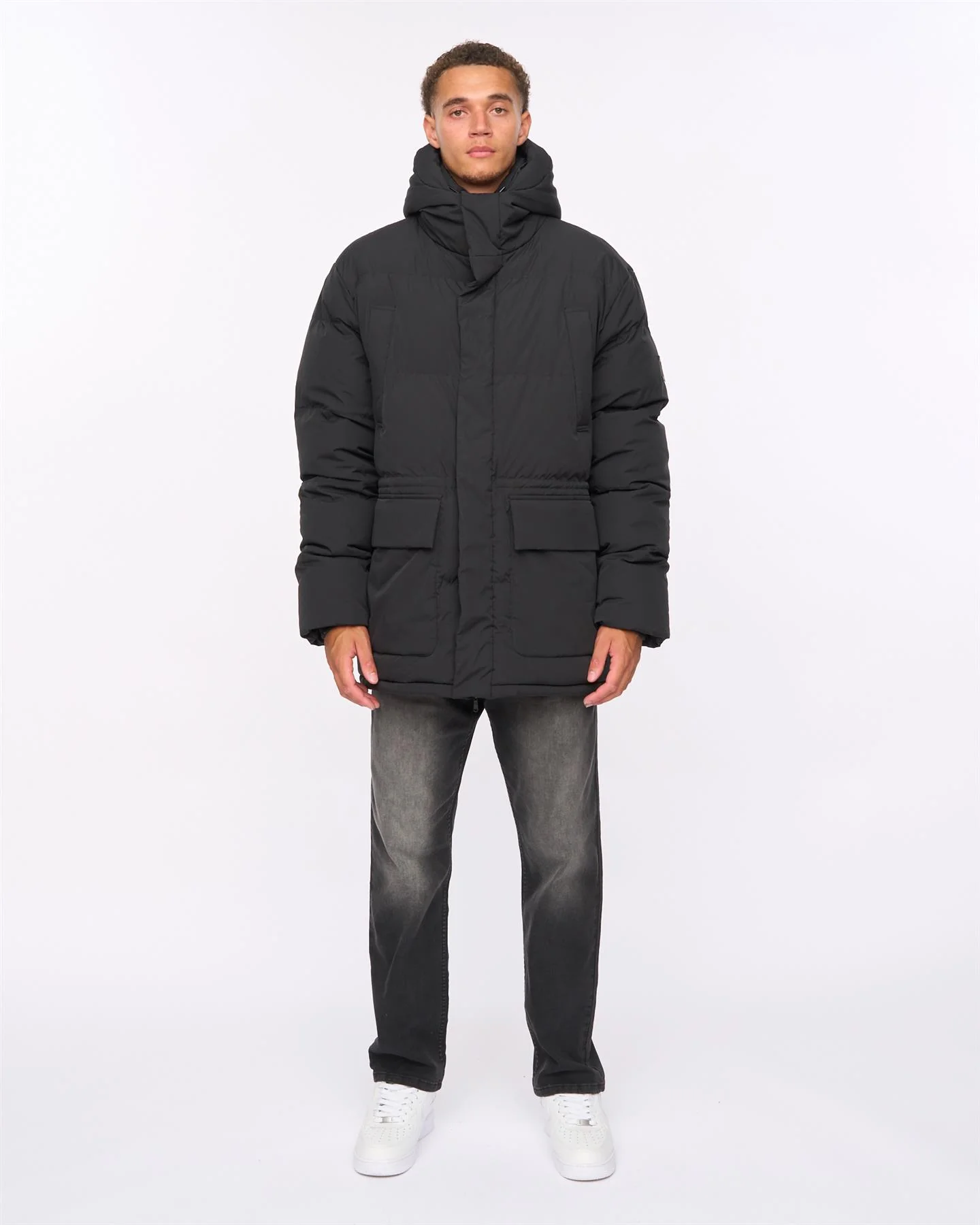 Fletchley Puffer Jacket Black - Image 5