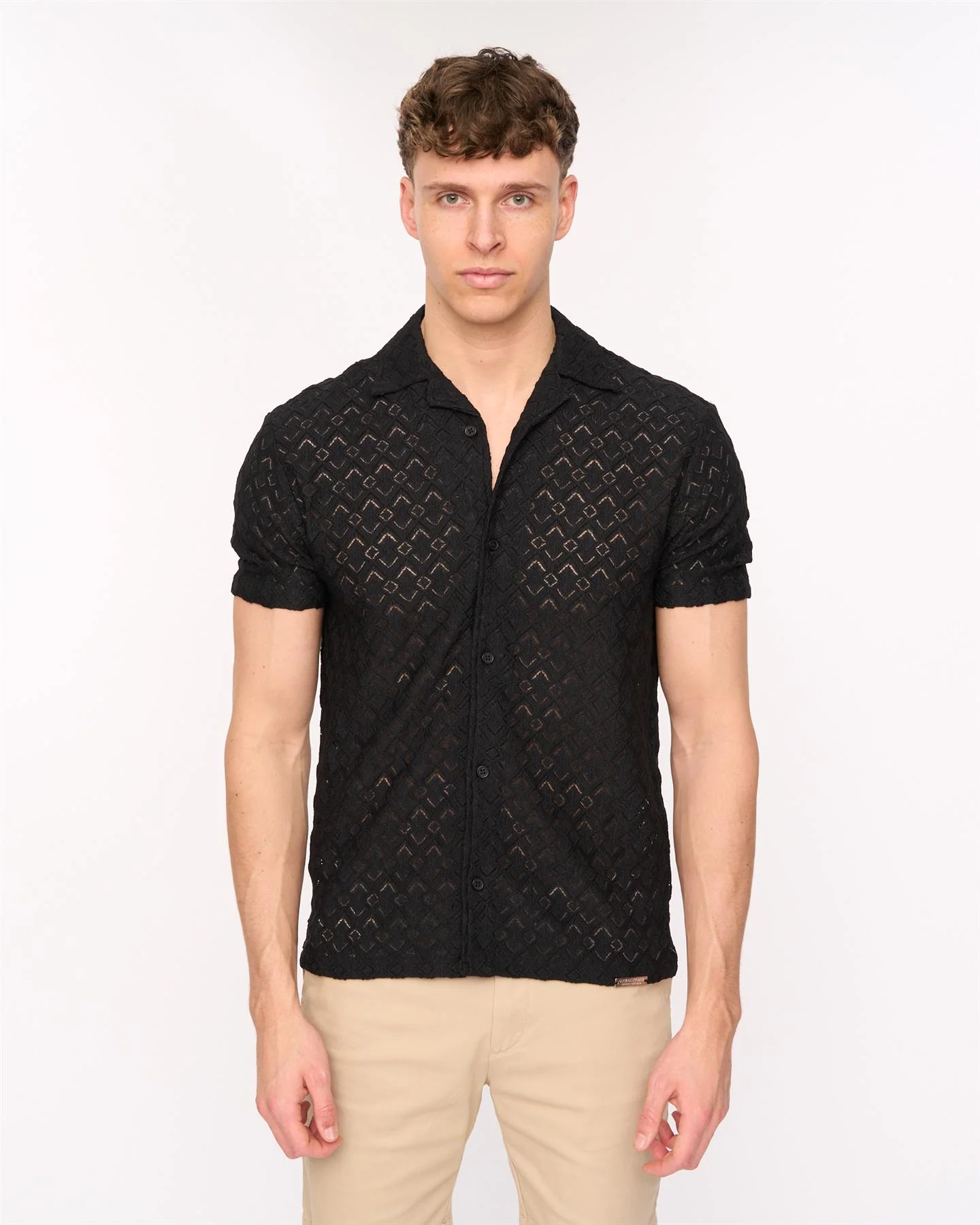 Foxborough Knit Shirt Black - Image 2