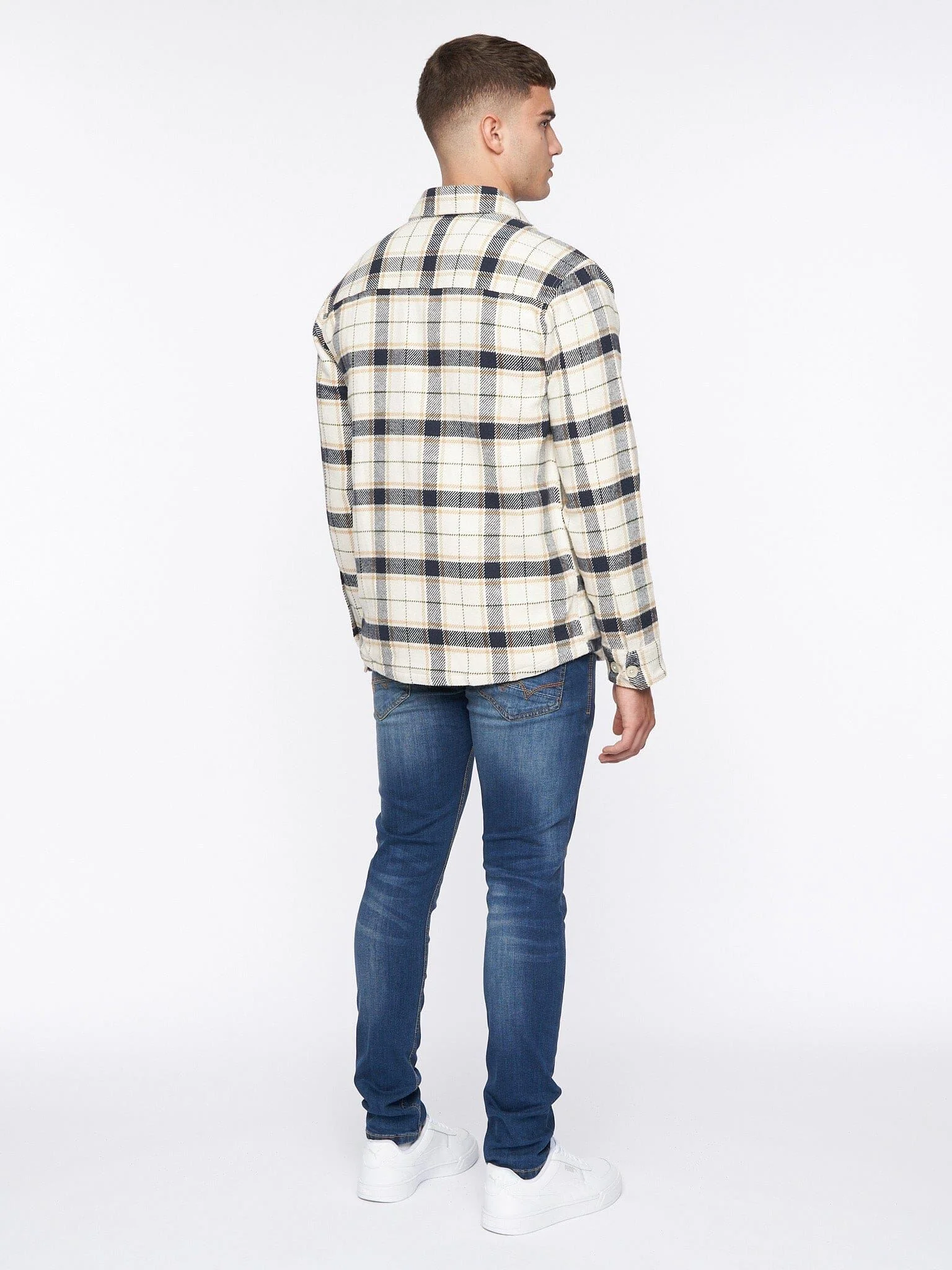 Francore Overshirt Off White Check - Image 5