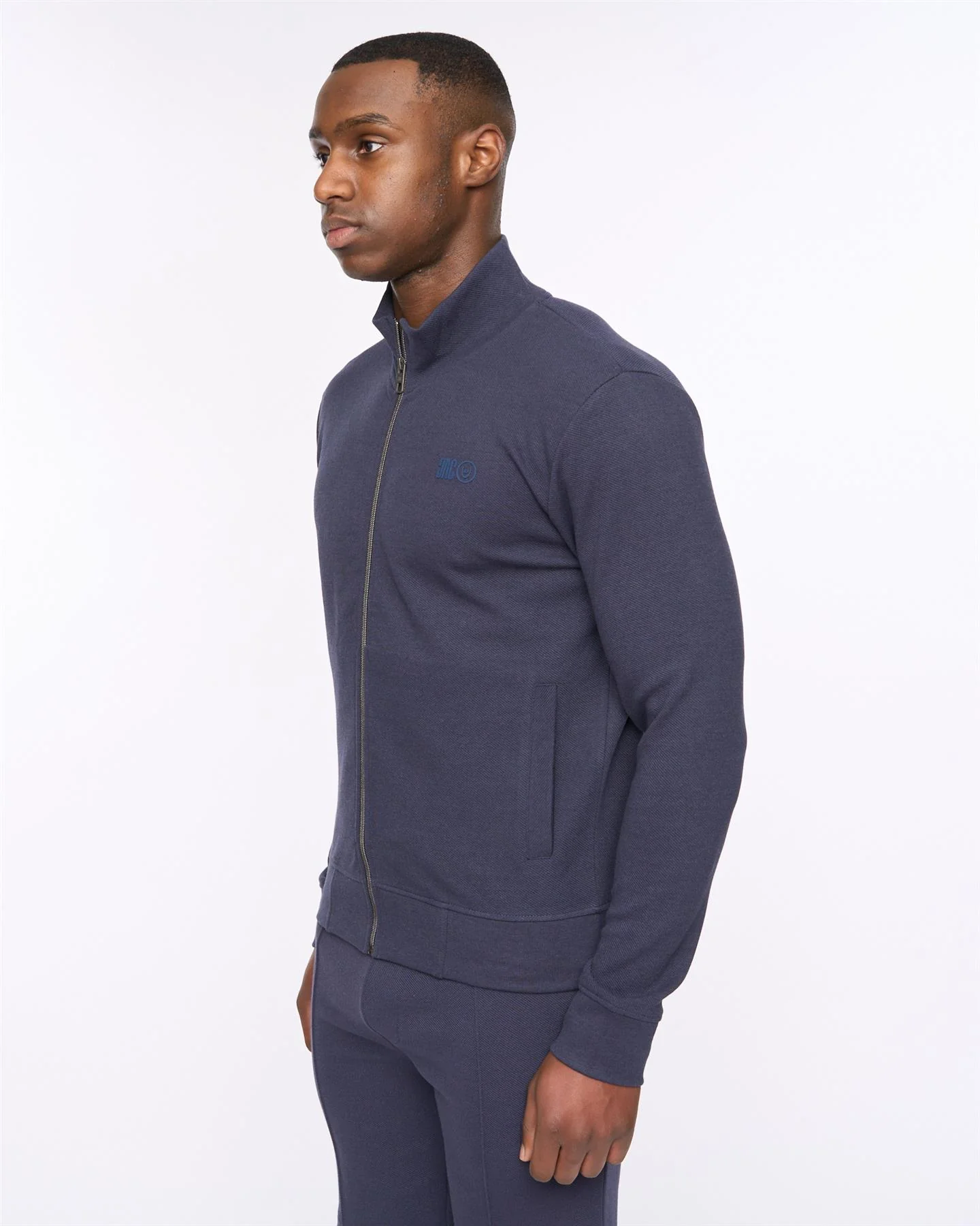Hannings Zip Thru Dark Navy - Image 2