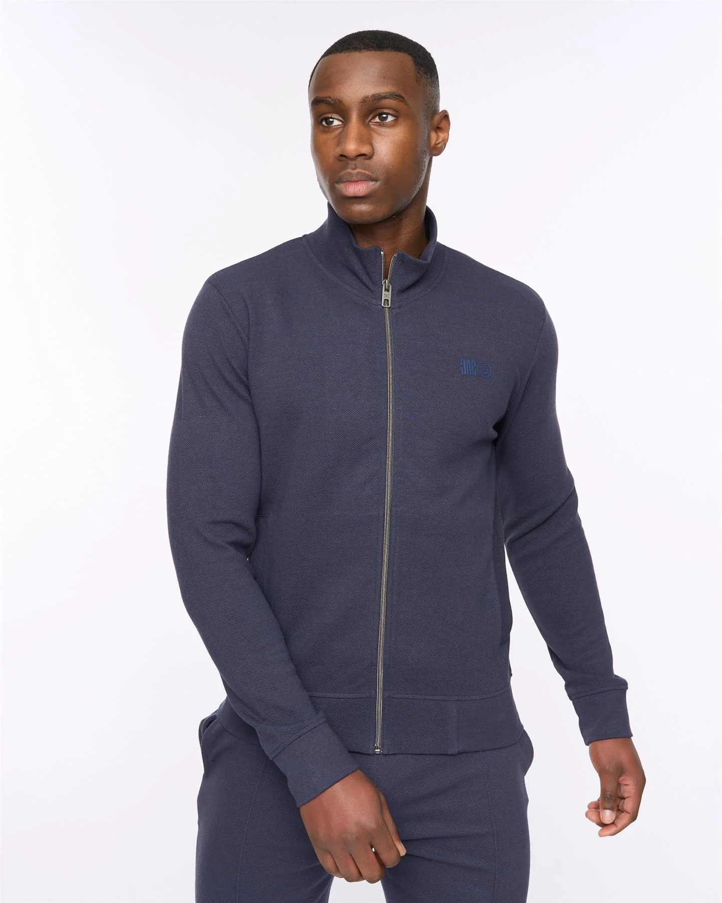 Hannings Zip Thru Dark Navy - Image 4
