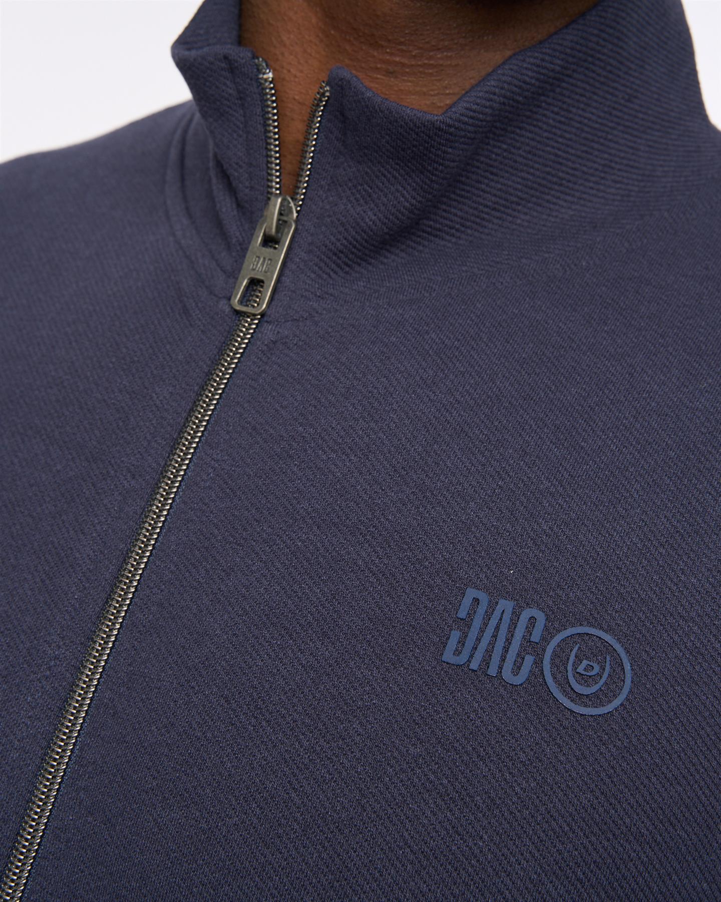 Hannings Zip Thru Dark Navy - Image 6