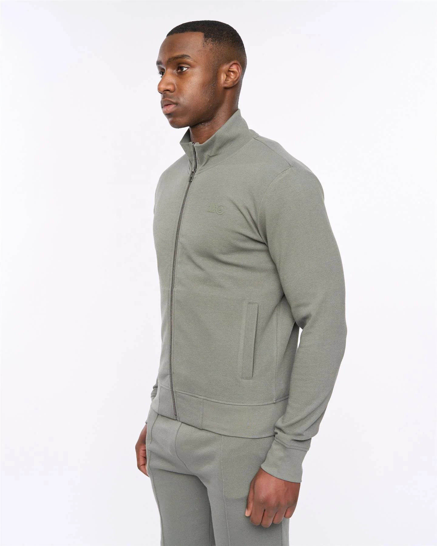Hannings Zip Thru Olive - Image 2