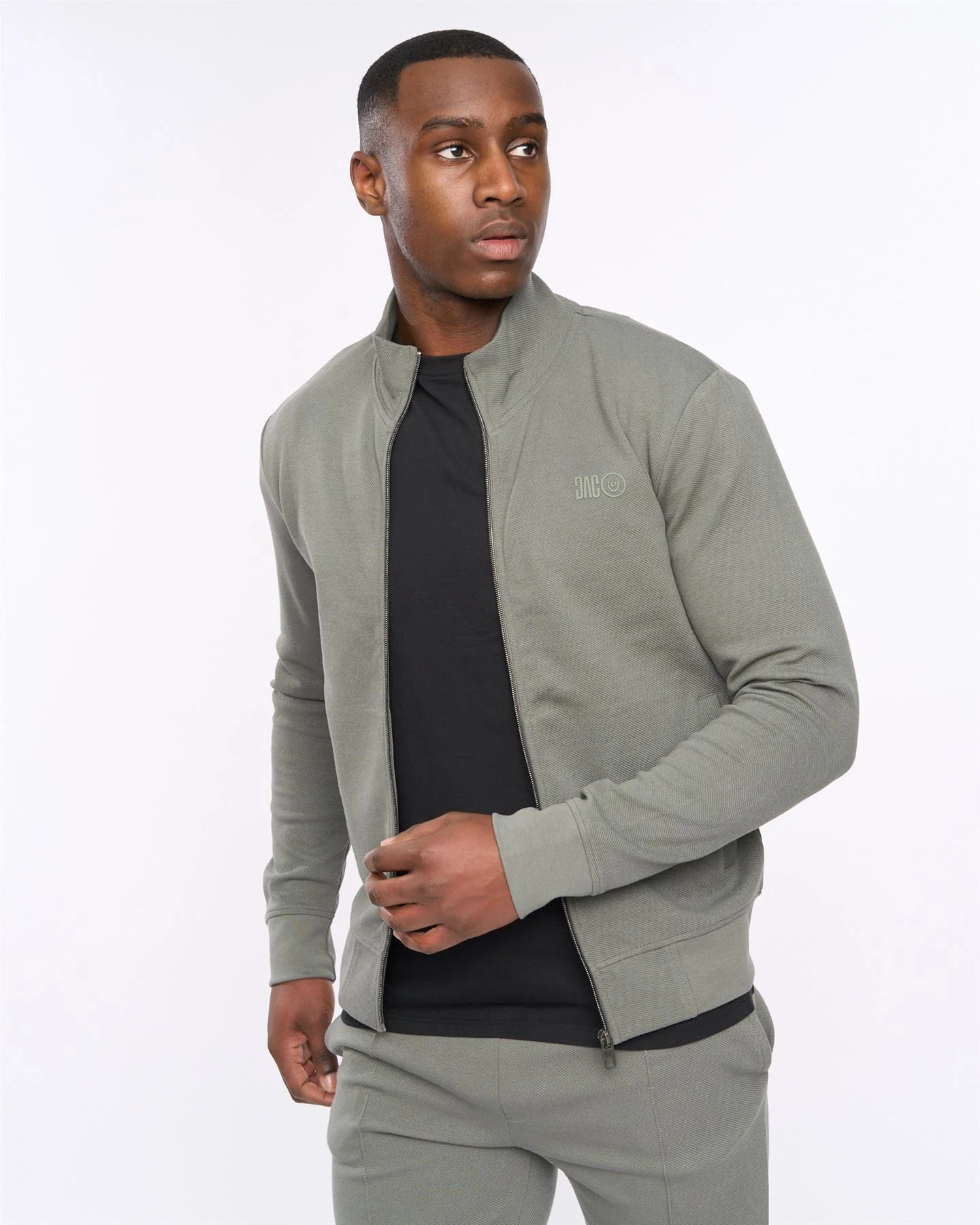 Hannings Zip Thru Olive - Image 4