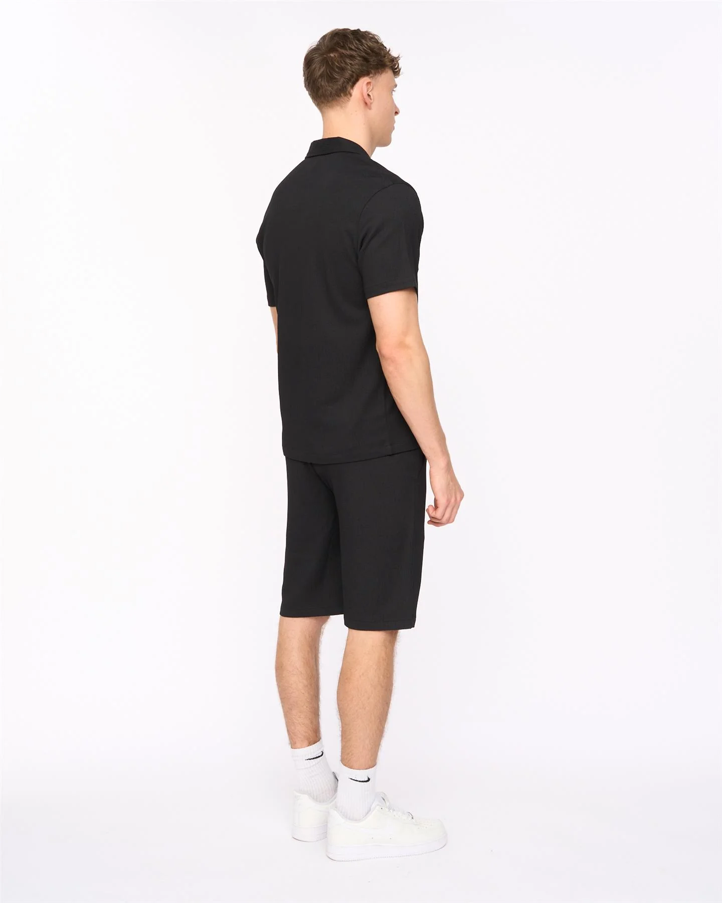 Hingham Shirt & Shorts Set Black - Image 2