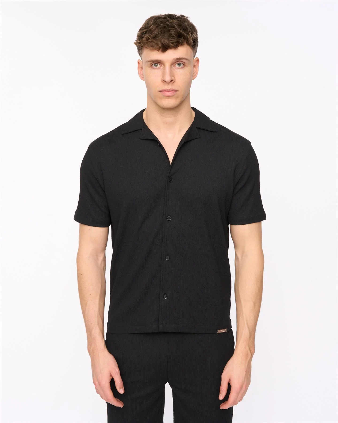 Hingham Shirt & Shorts Set Black - Image 3