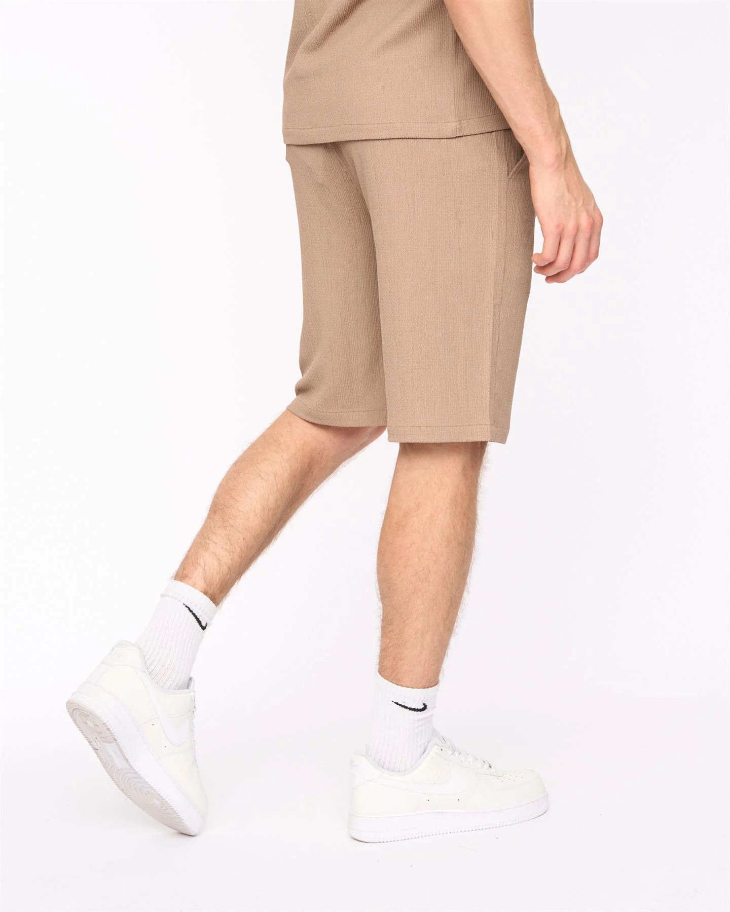 Hingham Shirt & Shorts Set Taupe - Image 12