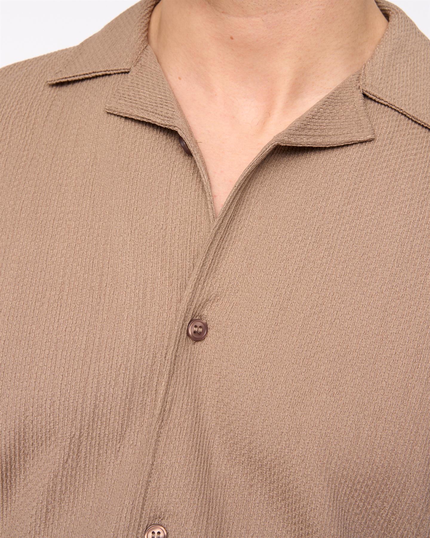 Hingham Shirt & Shorts Set Taupe - Image 7