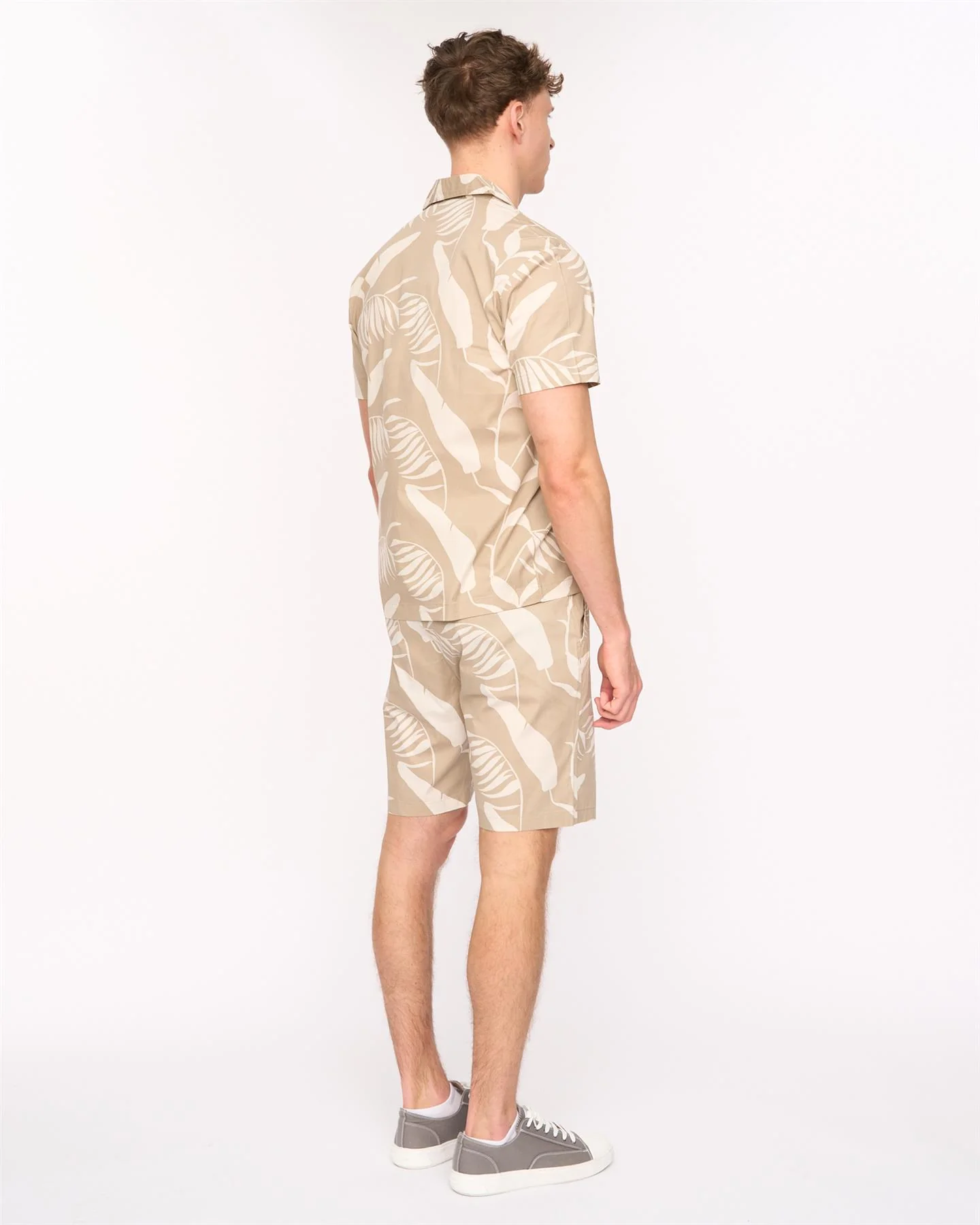 Hopkinton Shirt & Shorts Set Light Stone - Image 2