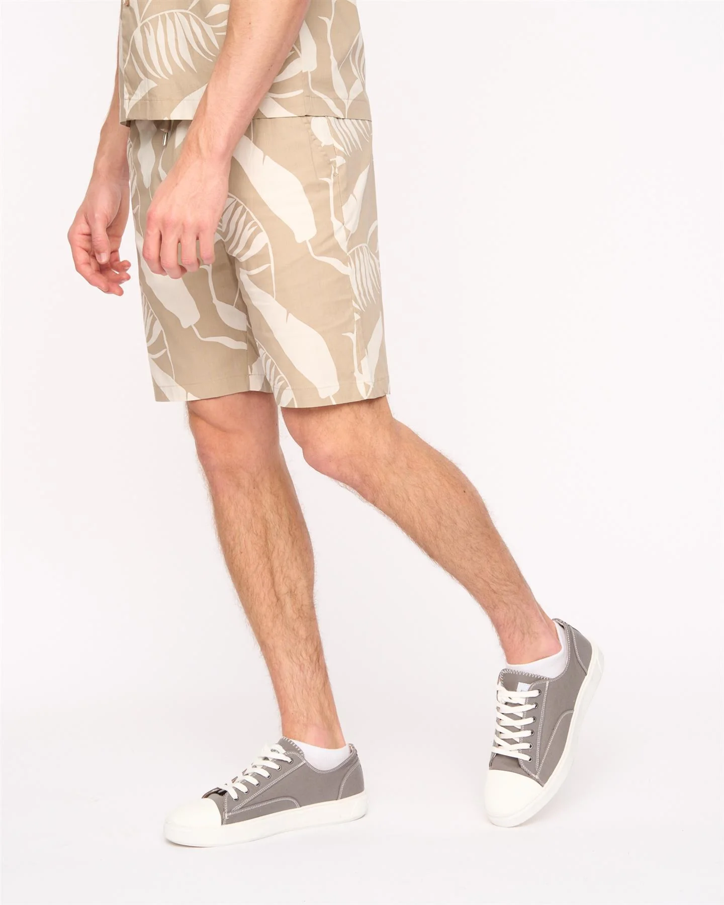 Hopkinton Shirt & Shorts Set Light Stone - Image 8