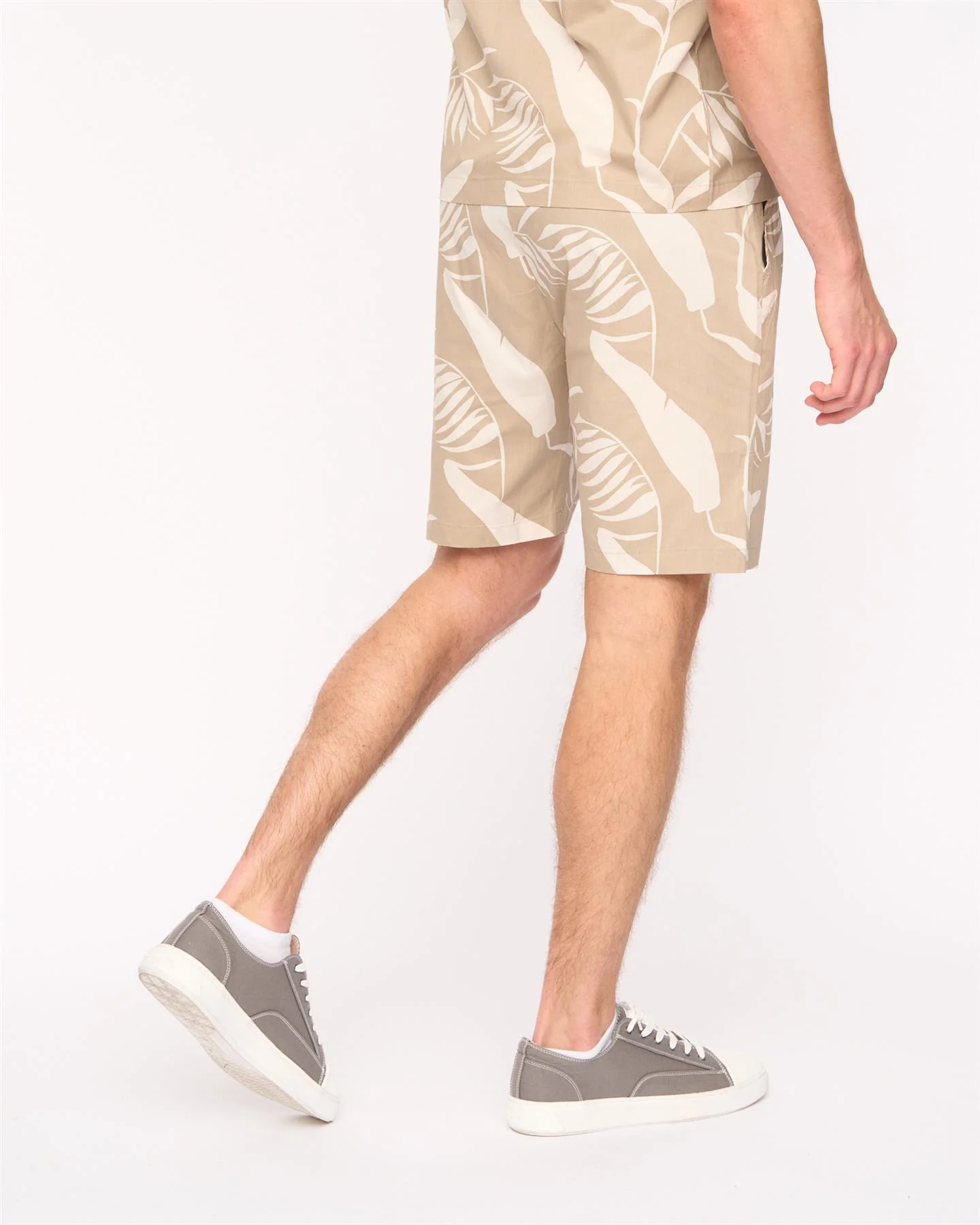 Hopkinton Shirt & Shorts Set Light Stone - Image 9