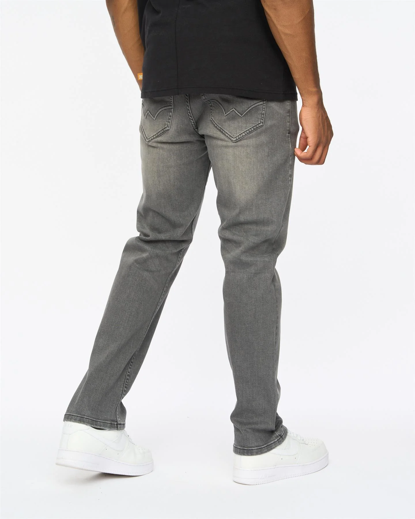 Janstar Straight Leg Jeans Grey - Image 4