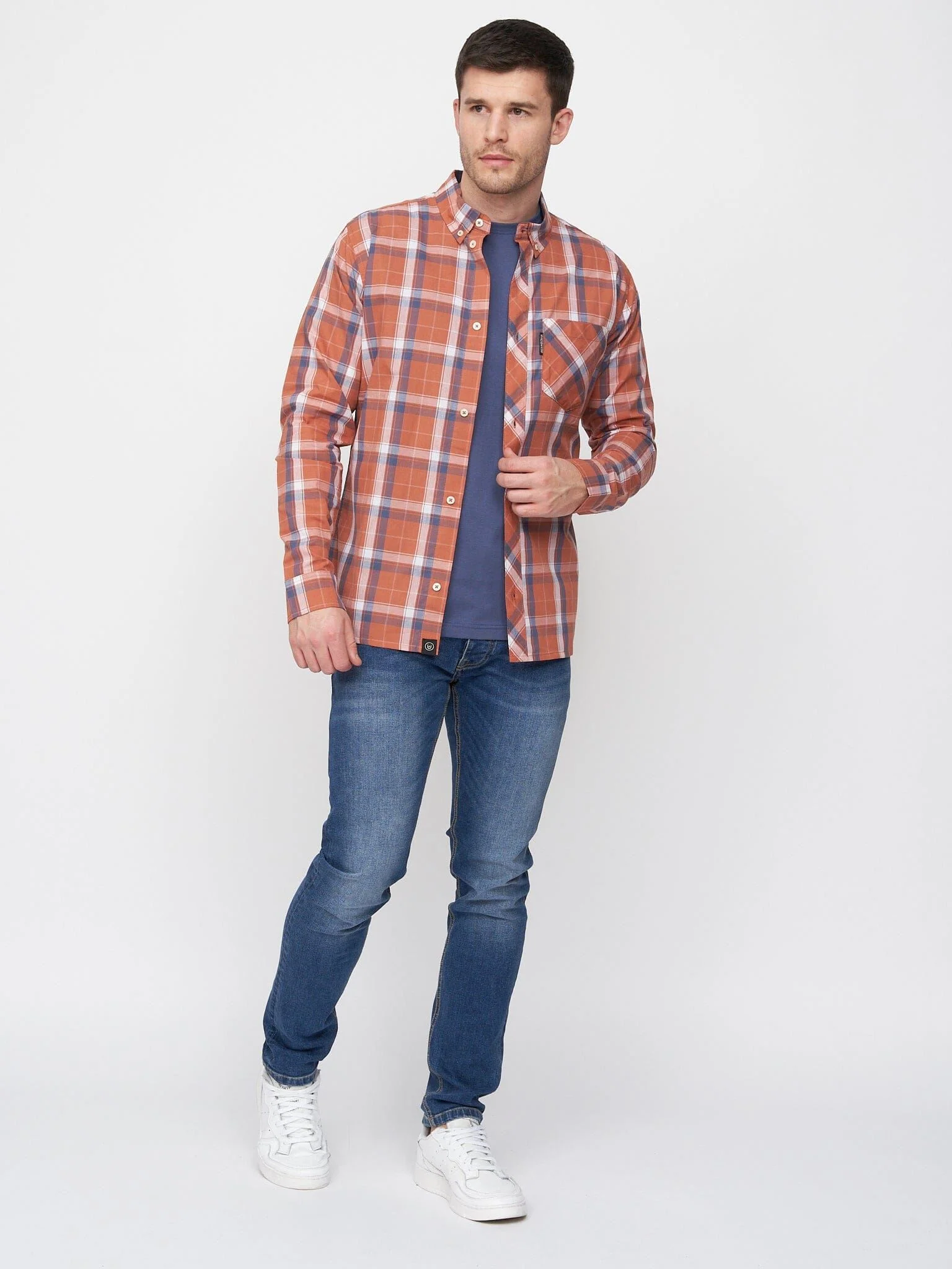 Lennmore Shirt Red Check - Image 2