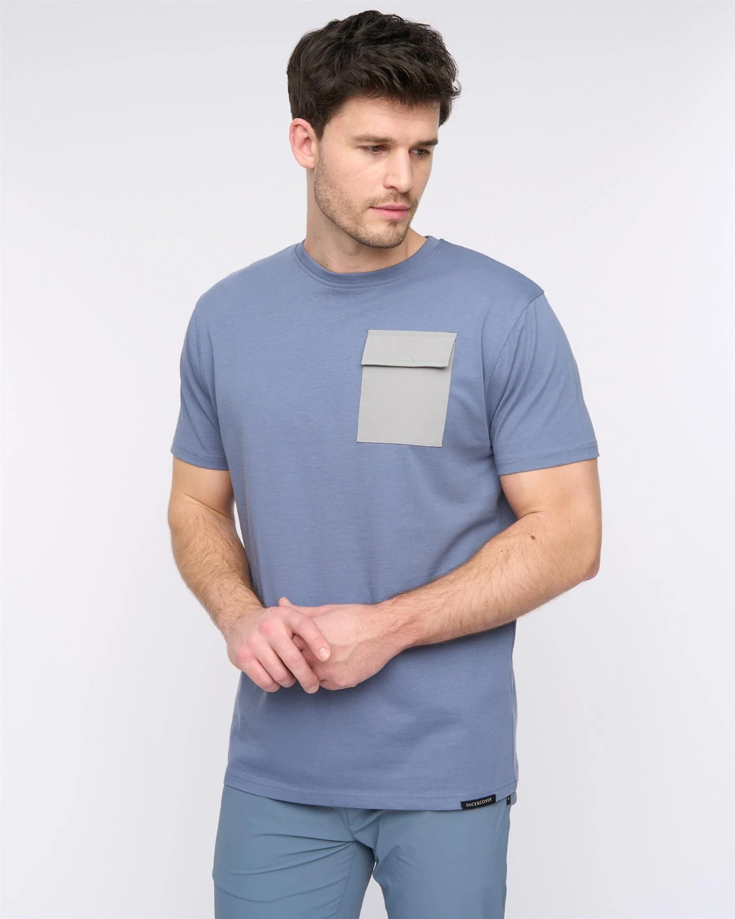 Limatar T-Shirt Light Denim - Image 4