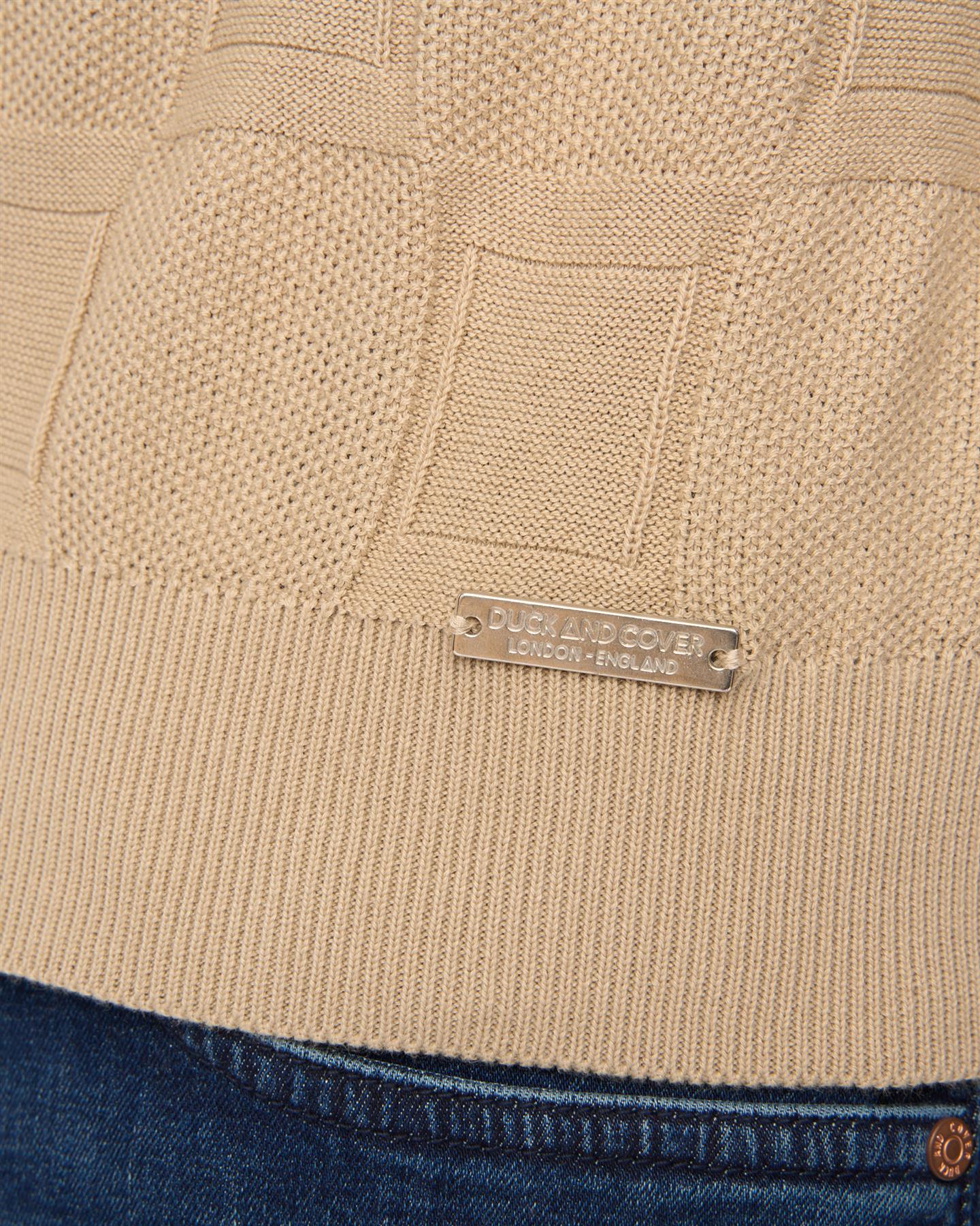 Littleton Knit T-Shirt Light Stone - Image 8