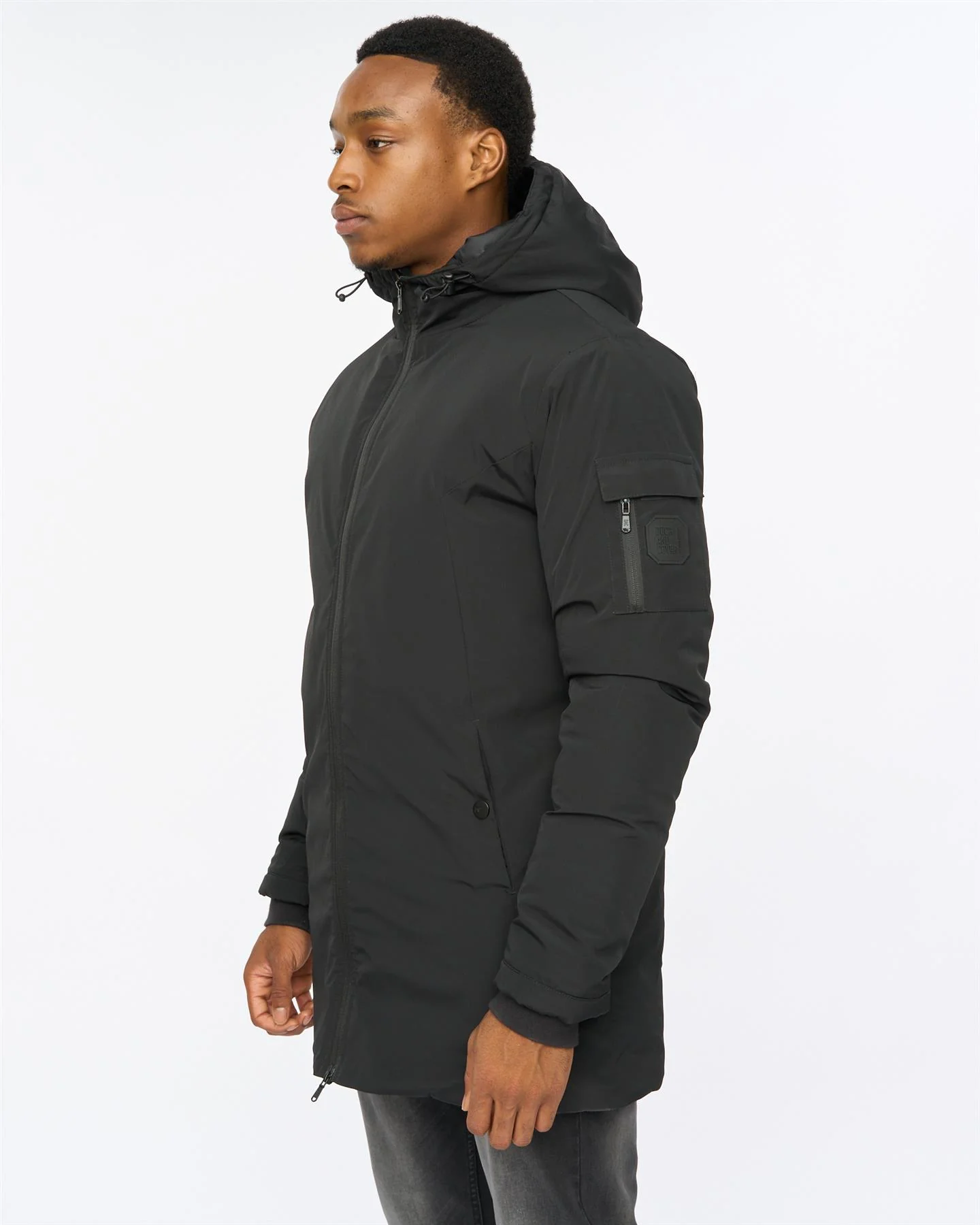 Mantrax Padded Jacket Black - Image 2