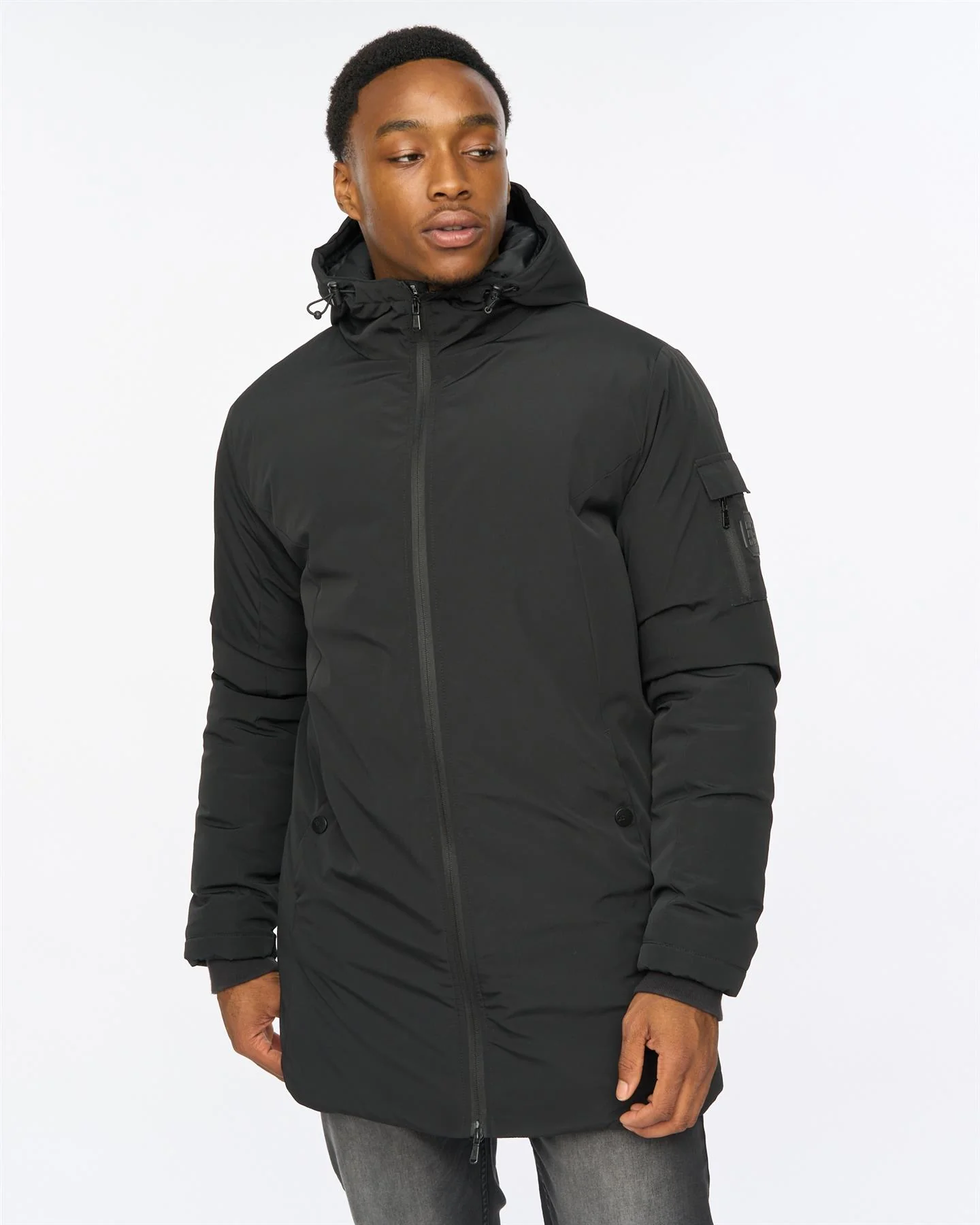 Mantrax Padded Jacket Black - Image 3