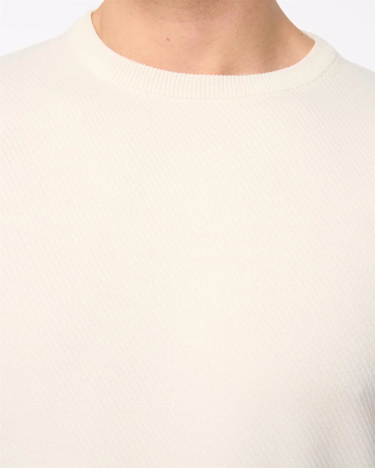 Marvela Knit T-Shirt Light Stone - Image 7