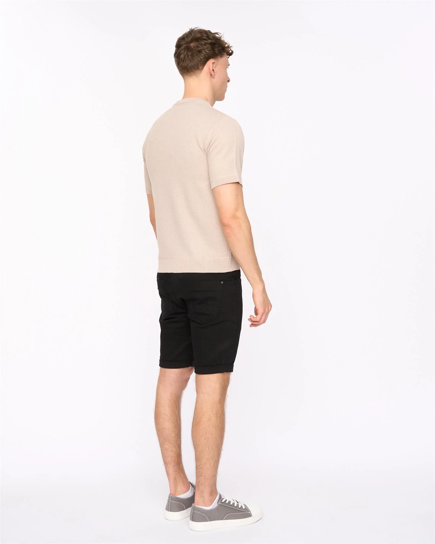 Marvela Knit T-Shirt Stone - Image 3