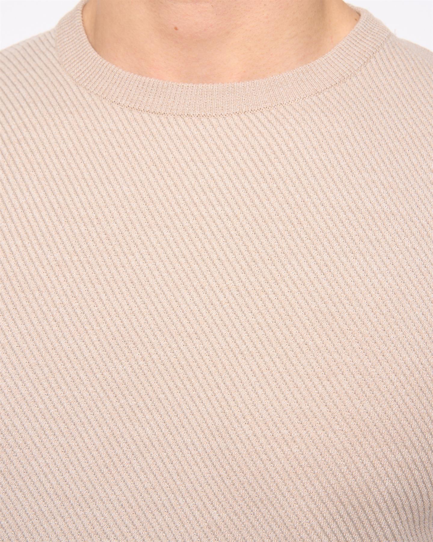 Marvela Knit T-Shirt Stone - Image 6