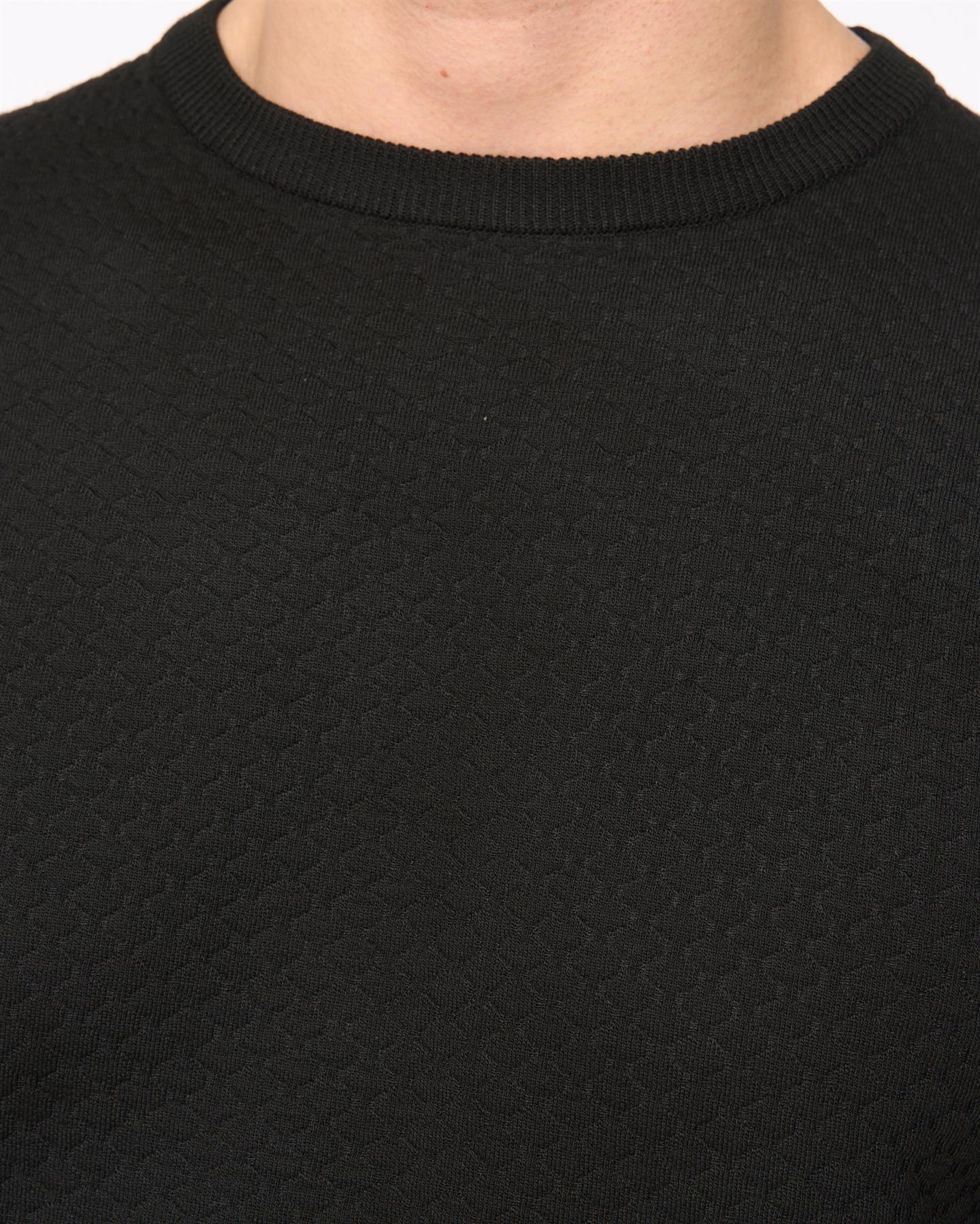 Mataso Knit T-Shirt Black - Image 6