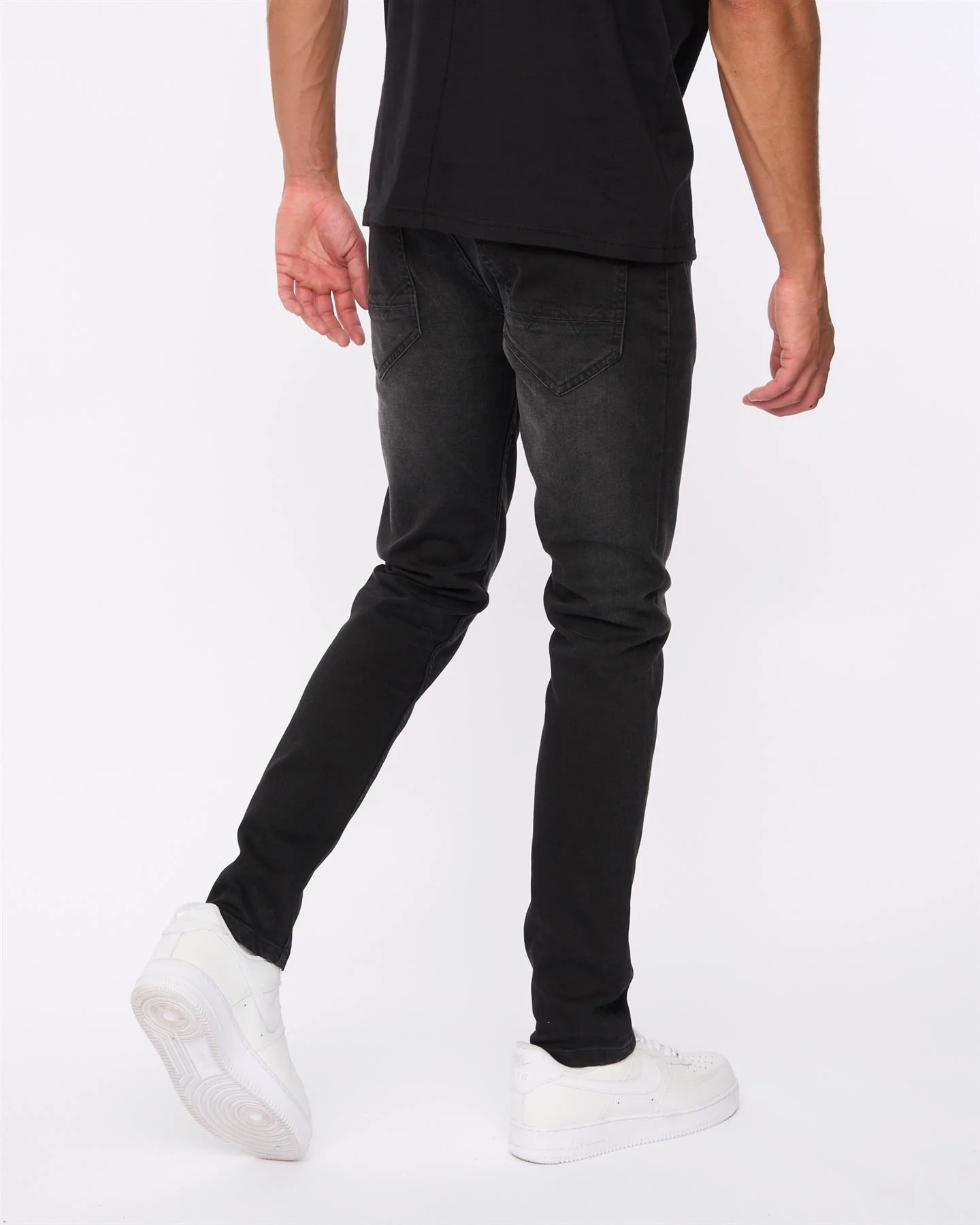 Maylead Slim Fit Jeans Black - Image 4