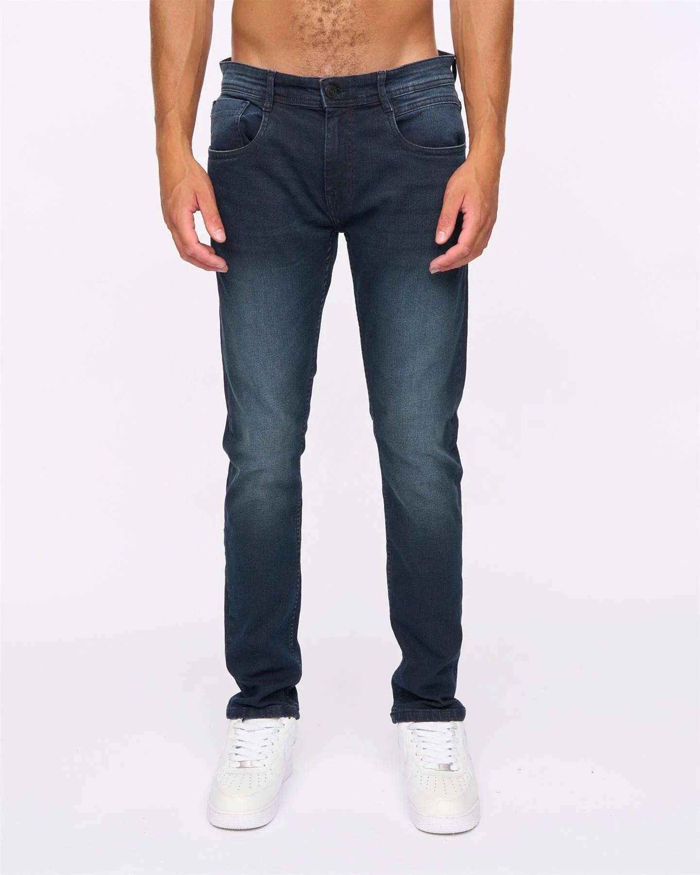 Maylead Slim Fit Jeans Blue Black - Image 5