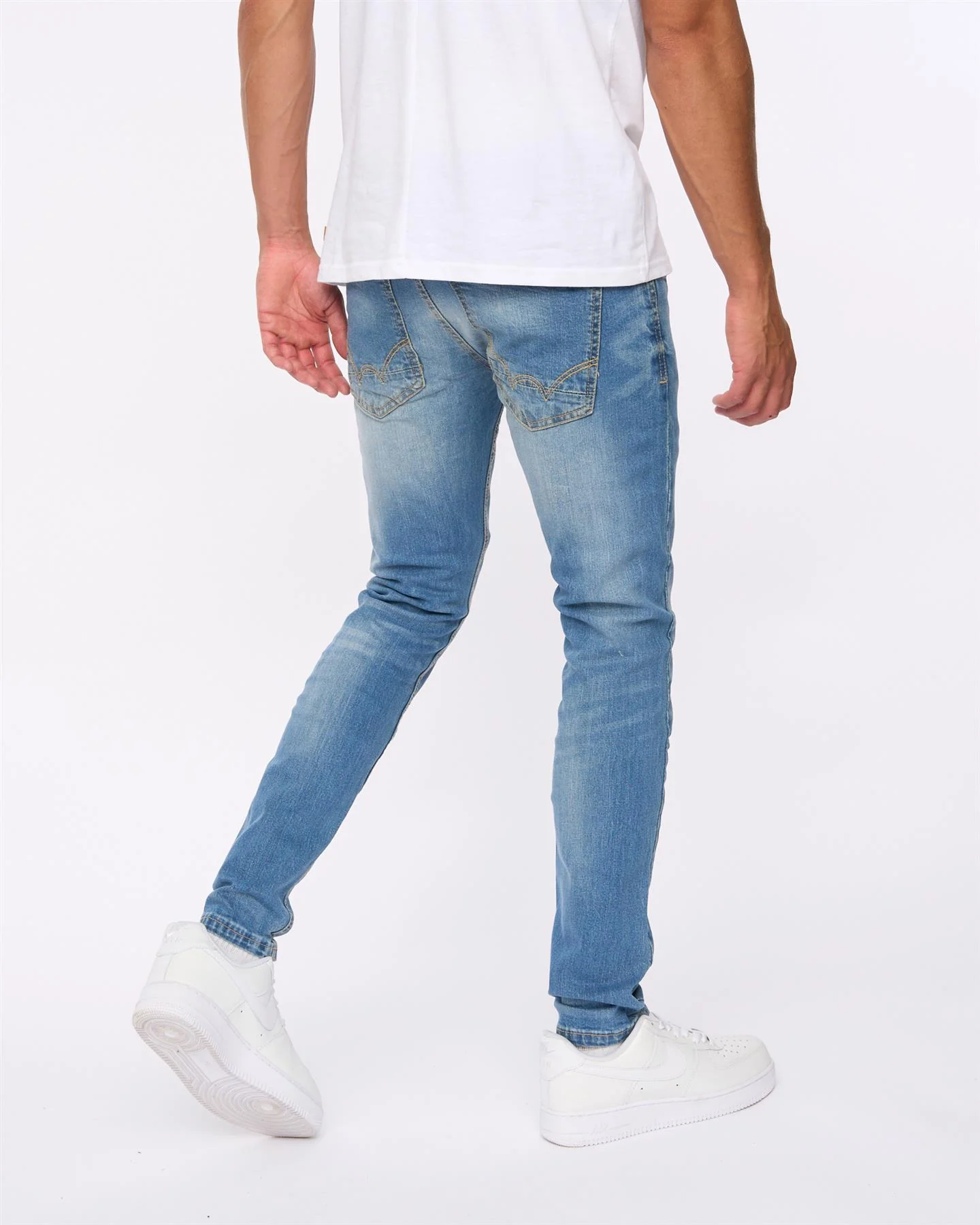 Maylead Slim Fit Jeans Light Wash - Image 4