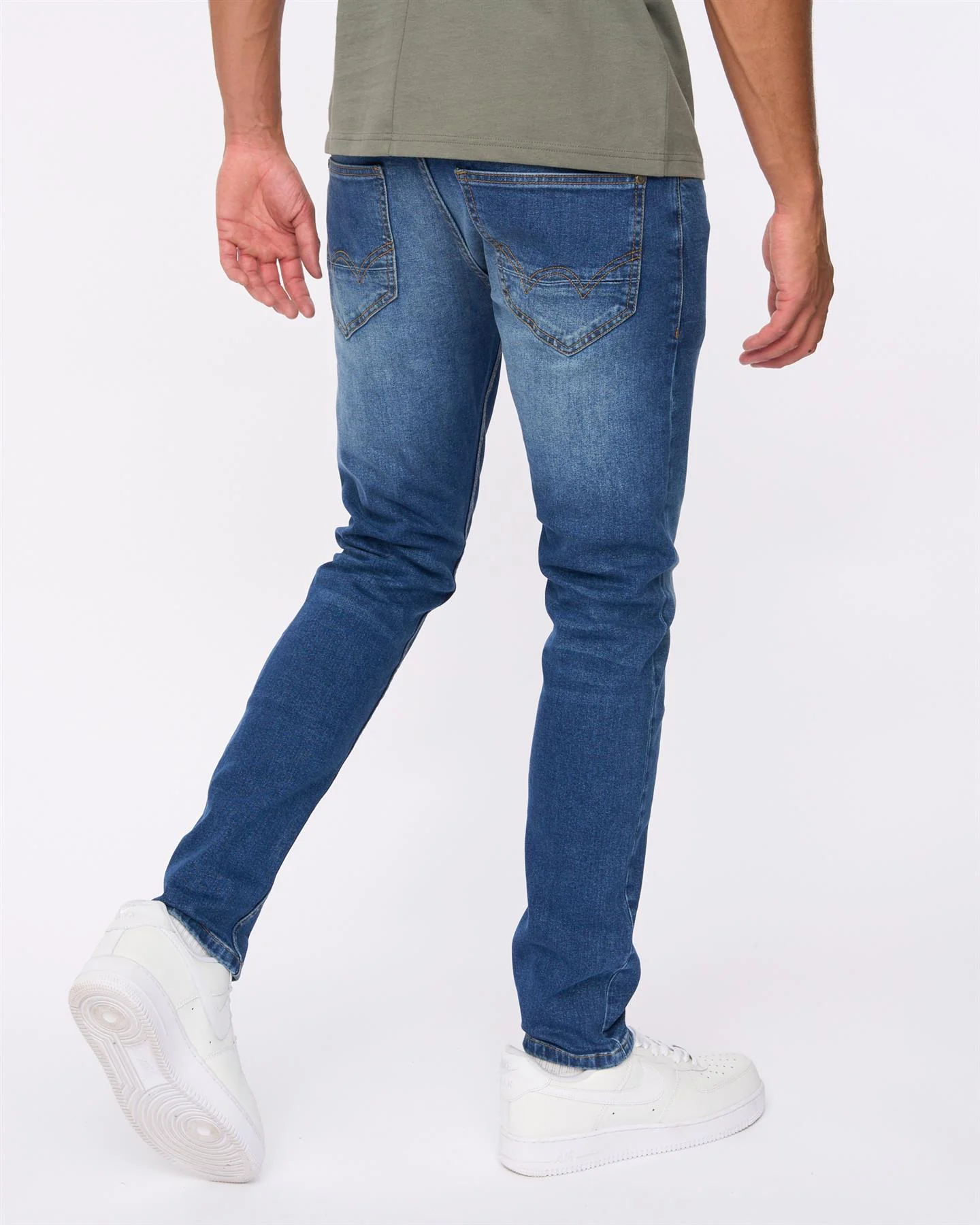 Maylead Slim Fit Jeans Stone Wash - Image 4