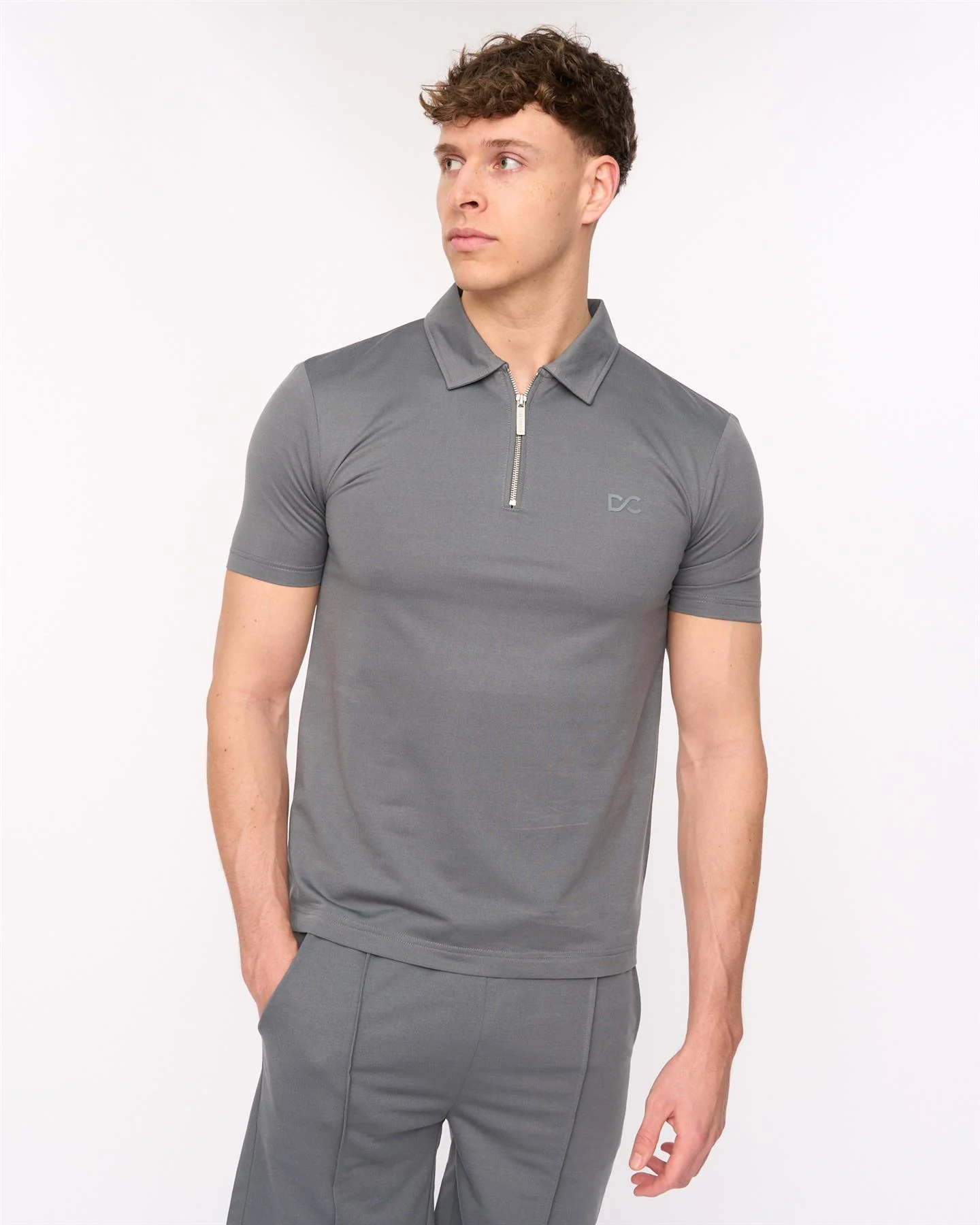 Medford Polo & Shorts Set Grey - Image 5