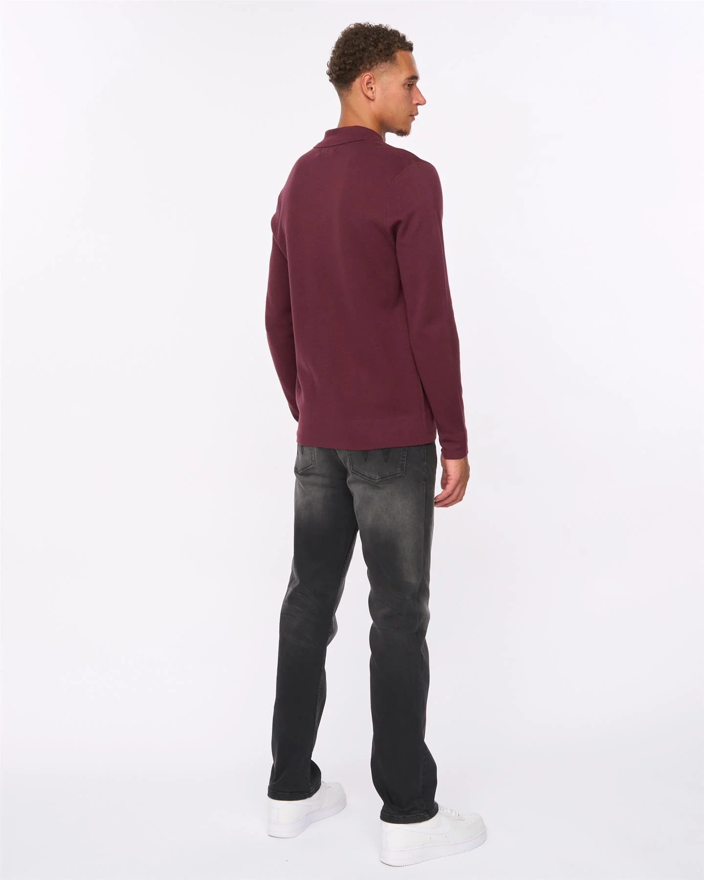 Melfi Zip Thru Knit Raisin - Image 5