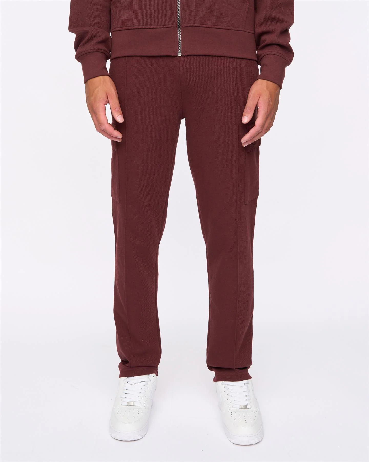 Optimus Hoodie & Combat Joggers Set Wine - Image 4