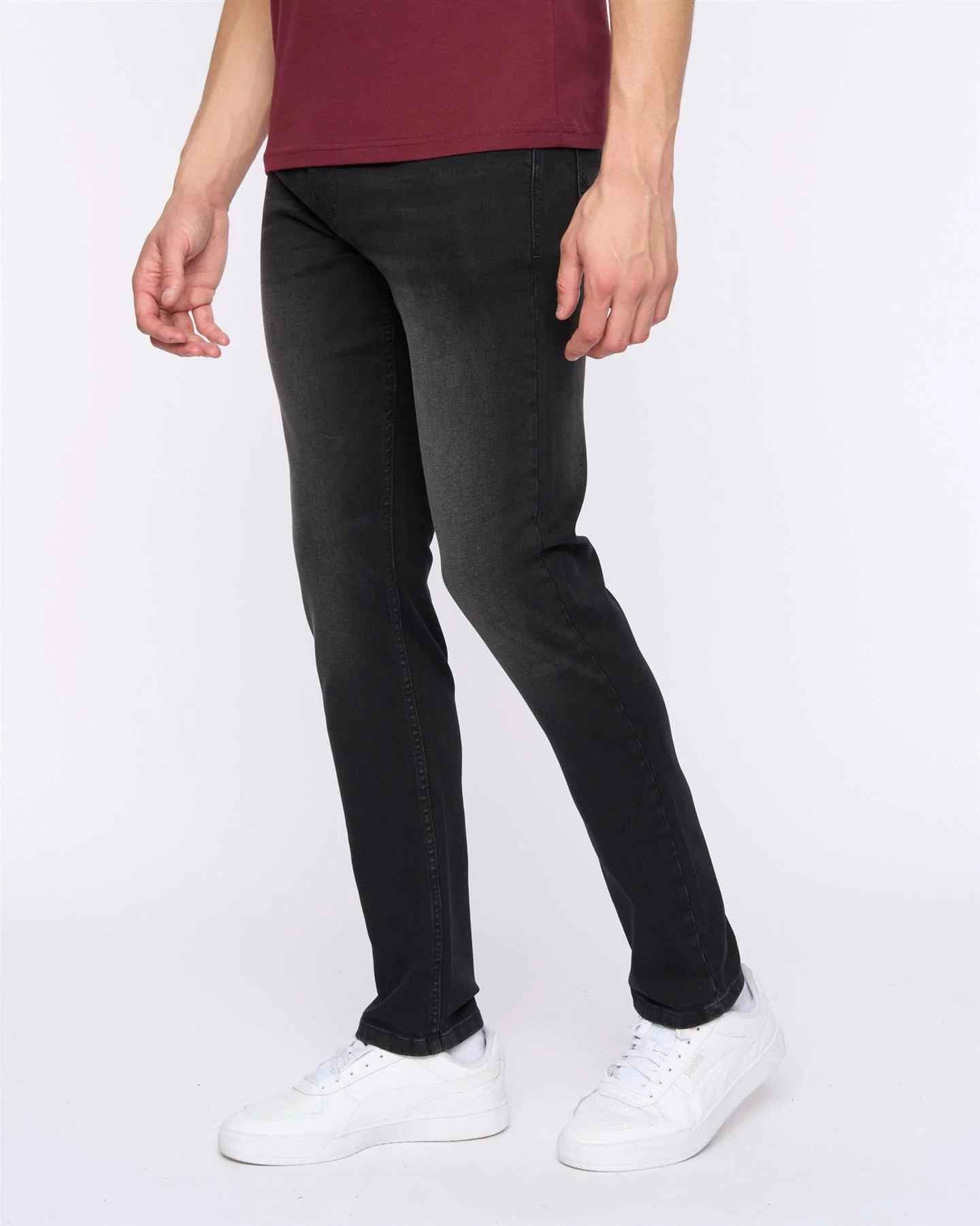 Overburg Slimmer Fit Jeans Black - Image 3